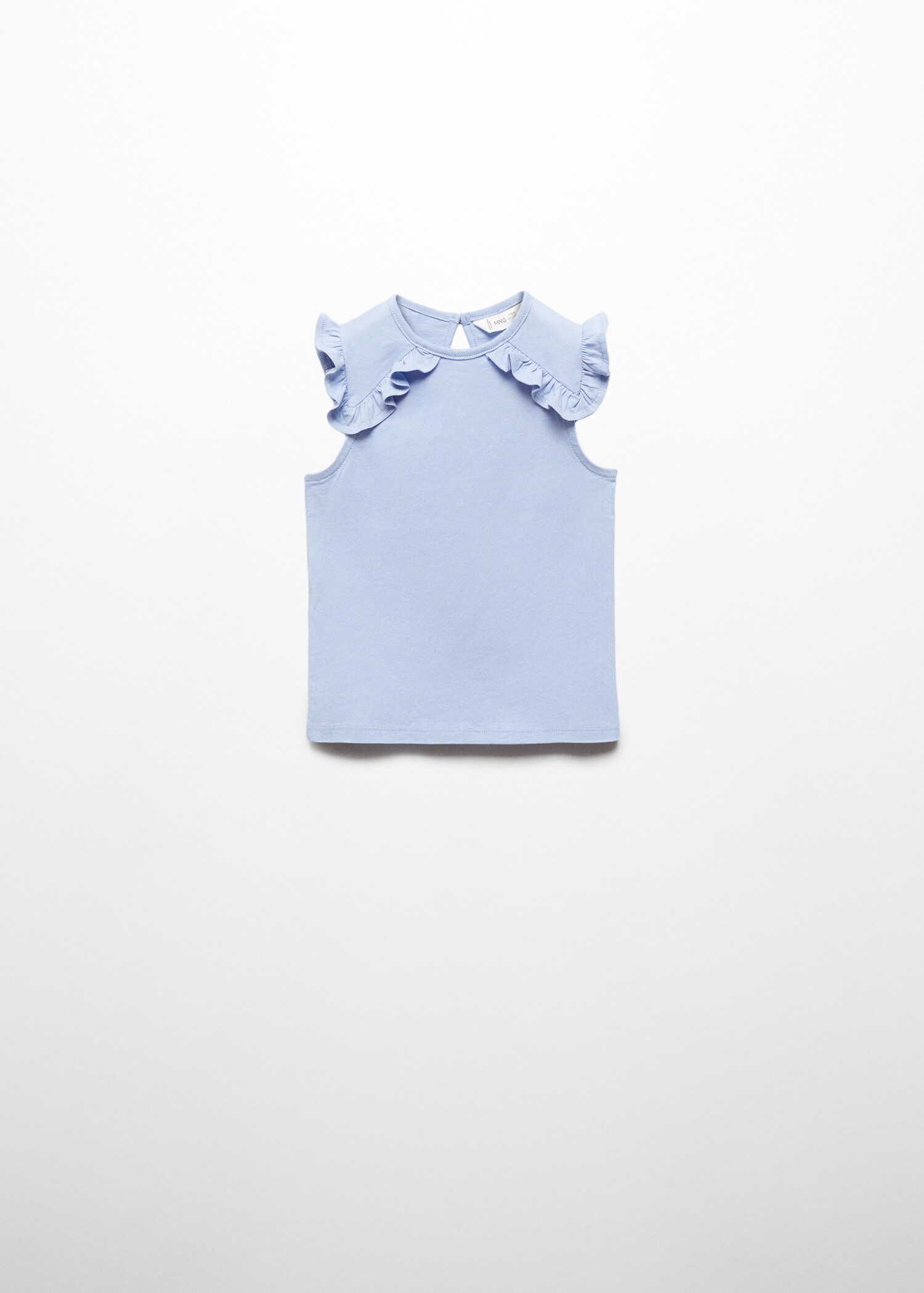 Frills cotton t-shirt - Article without model