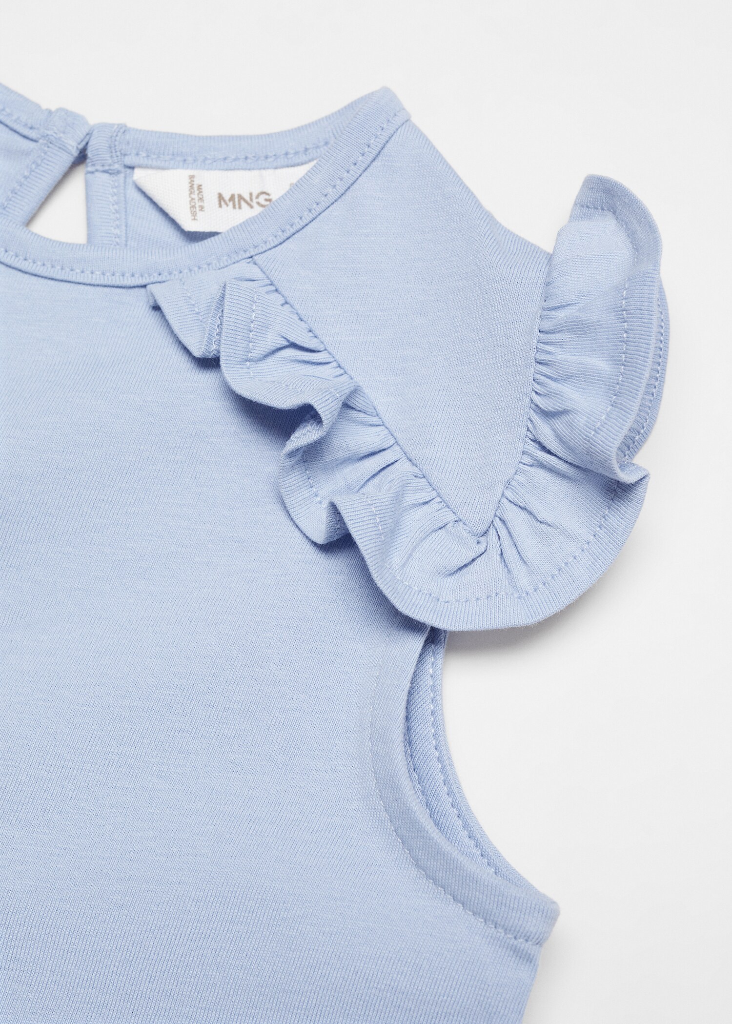 Frills cotton t-shirt - Details of the article 0
