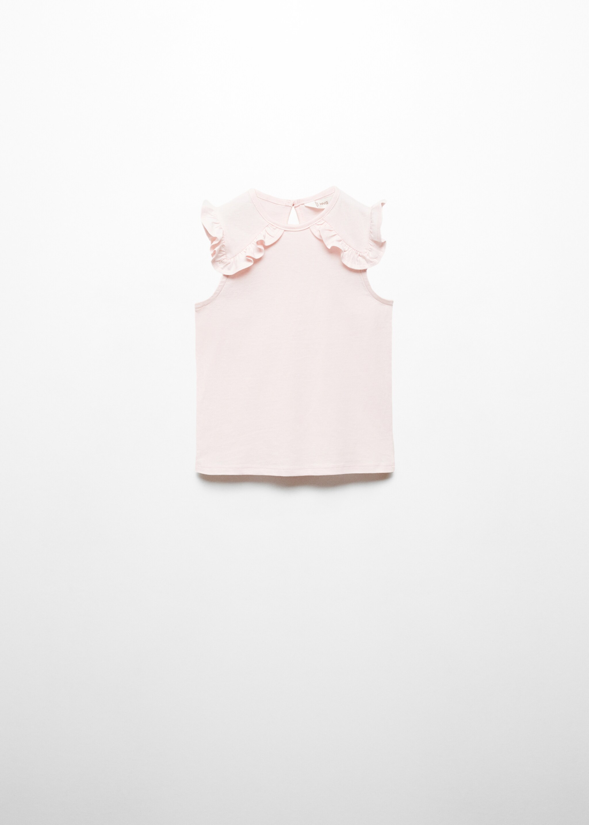 Frills cotton t-shirt - Article without model