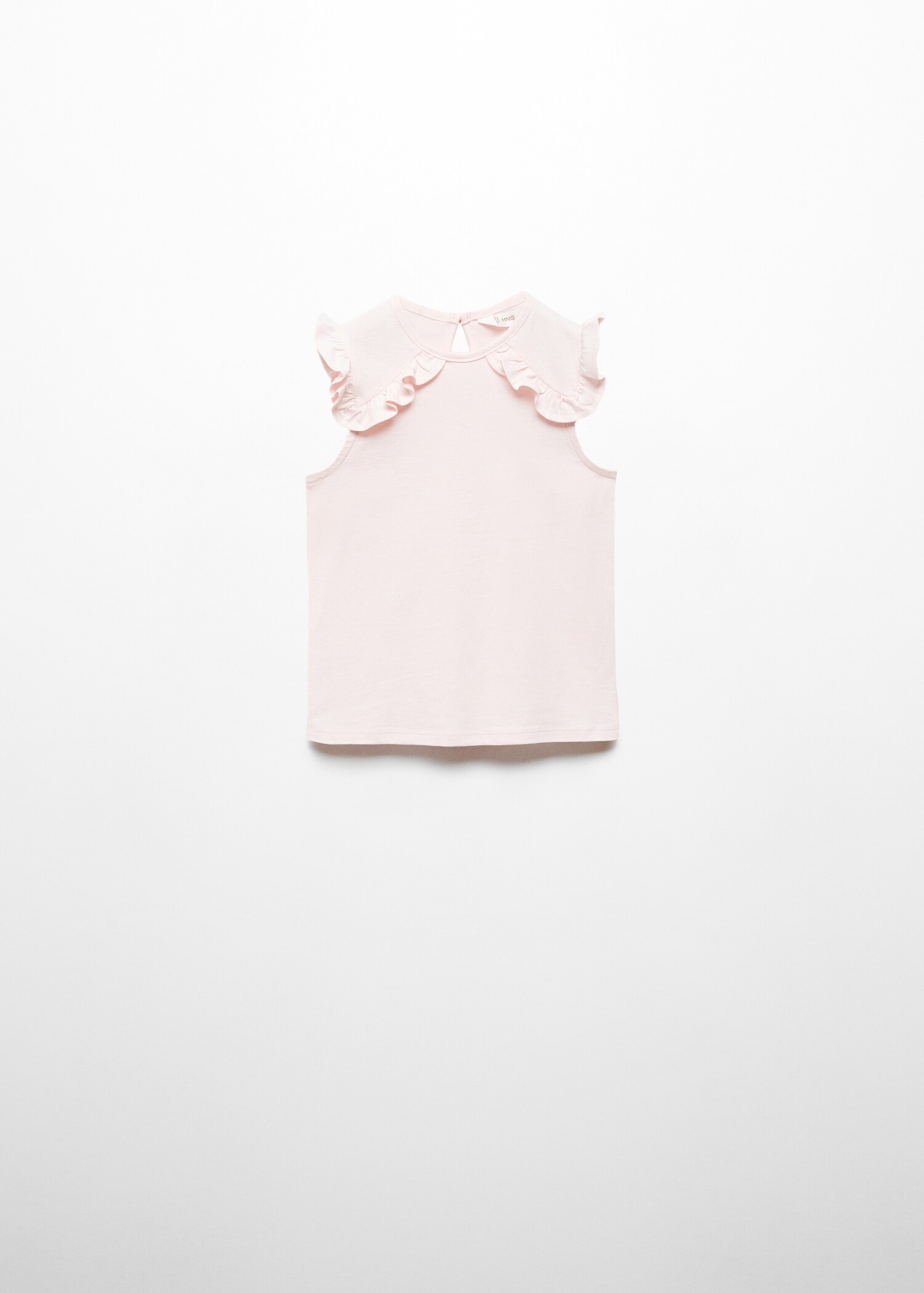 Frills cotton t-shirt - Article without model