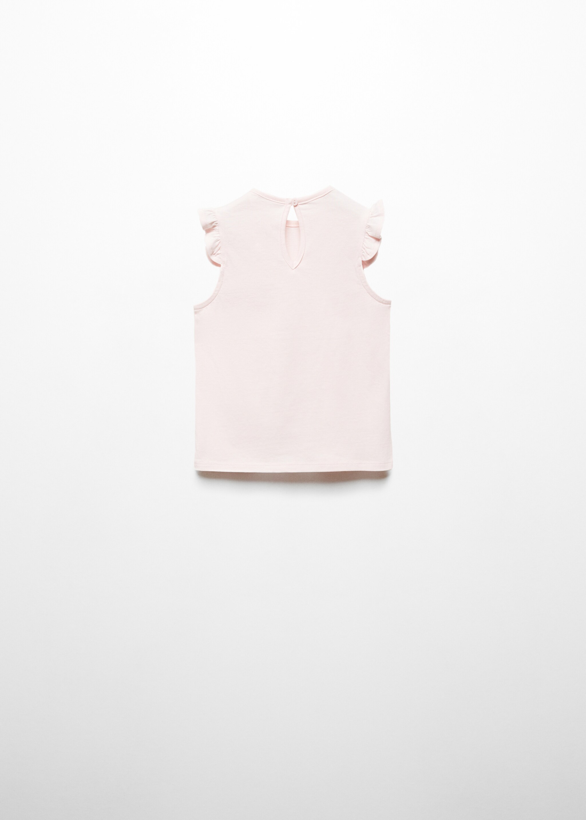 Frills cotton t-shirt - Reverse of the article