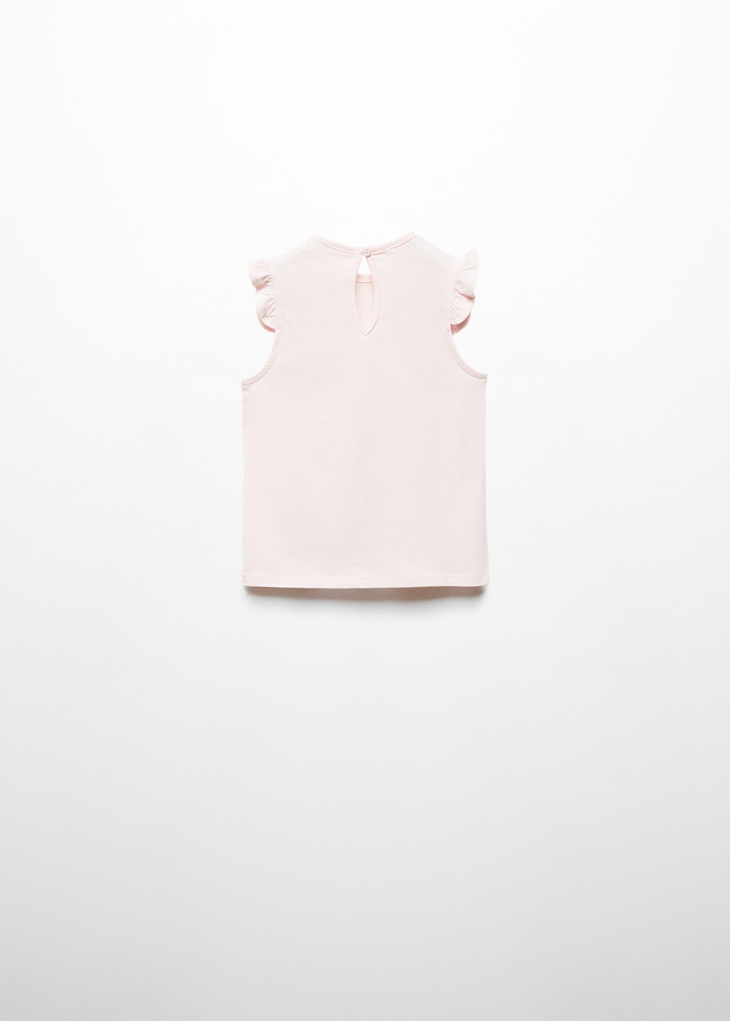 Frills cotton t-shirt - Reverse of the article