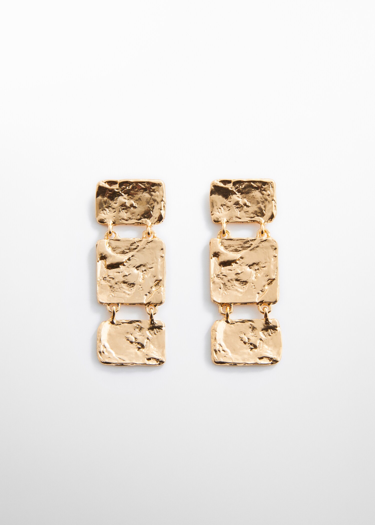 Pendientes largos textura - Artículo sin modelo