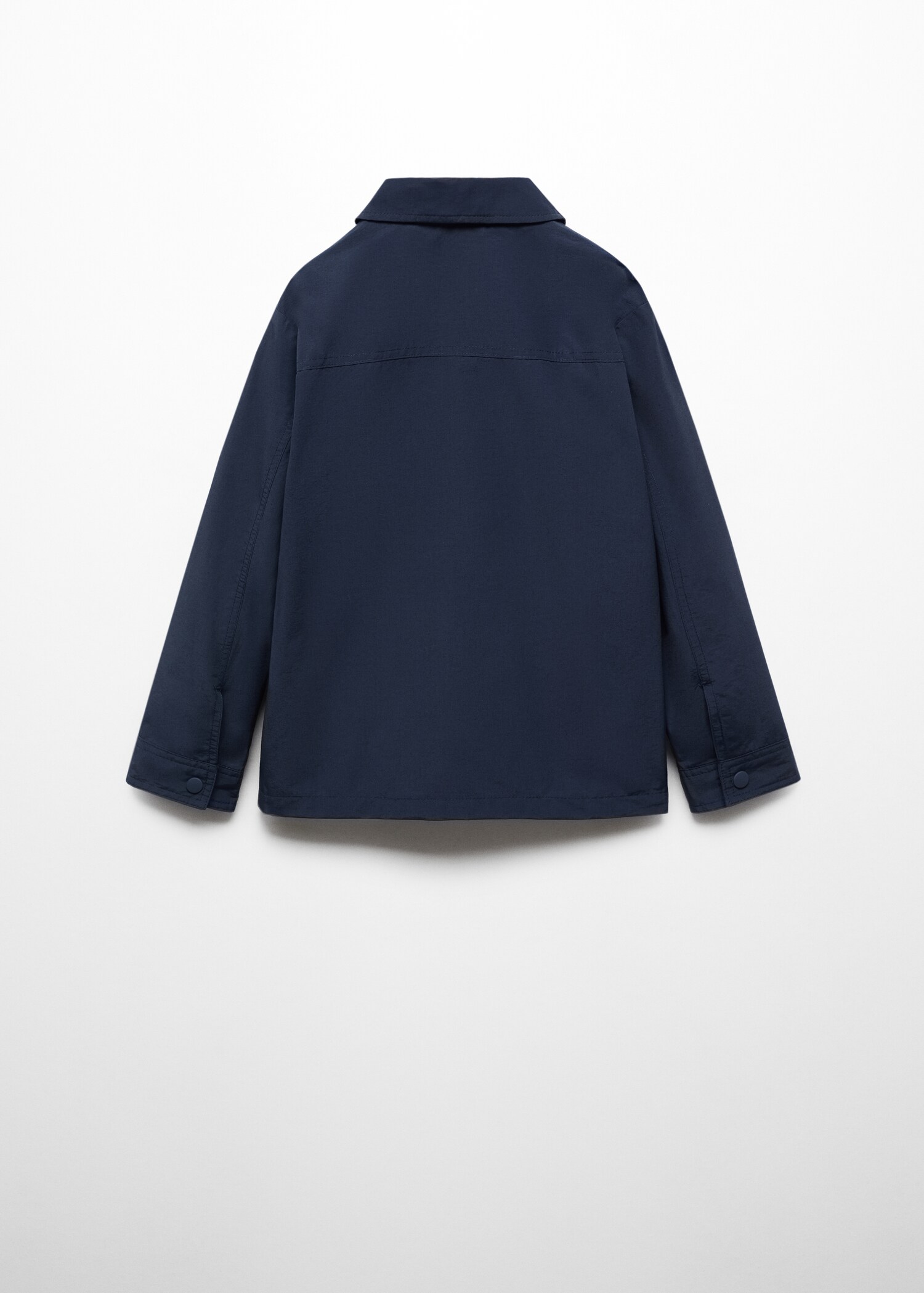 Regenparka mit Taschen - Rückseite des Artikels
