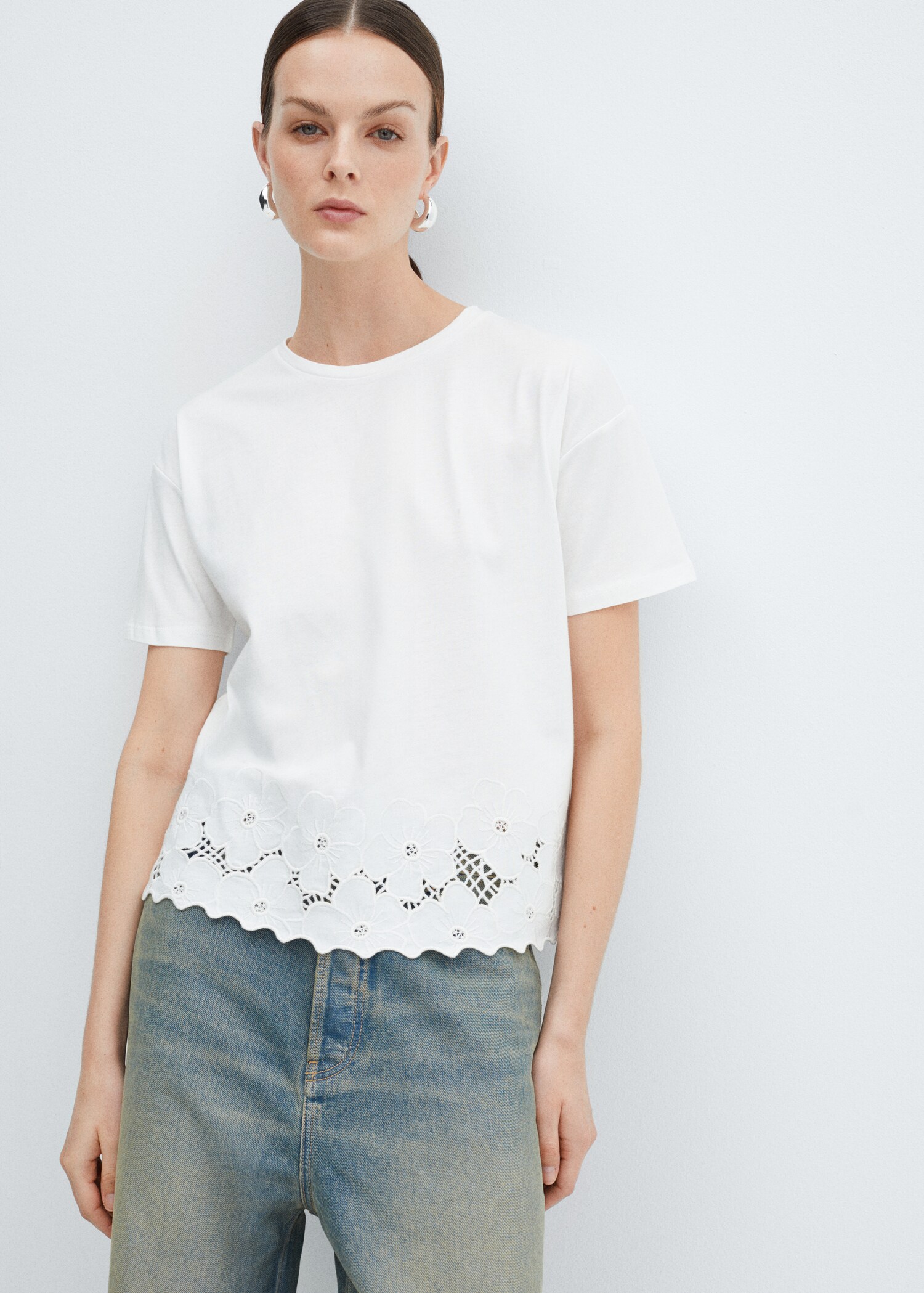 T-Shirt aus 100 % Baumwolle - Mittlere Ansicht