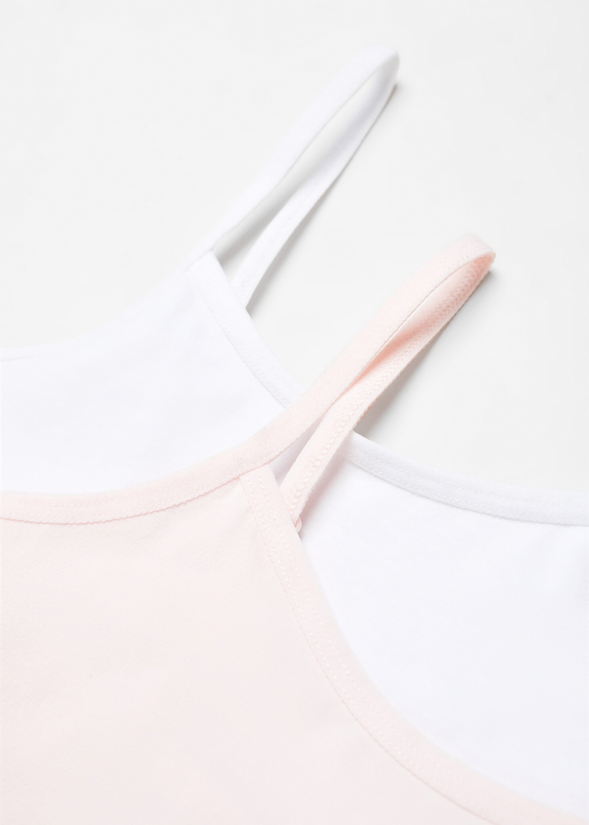 2 pack cotton top - Details of the article 8, Pink. Ref: 67036043-00.