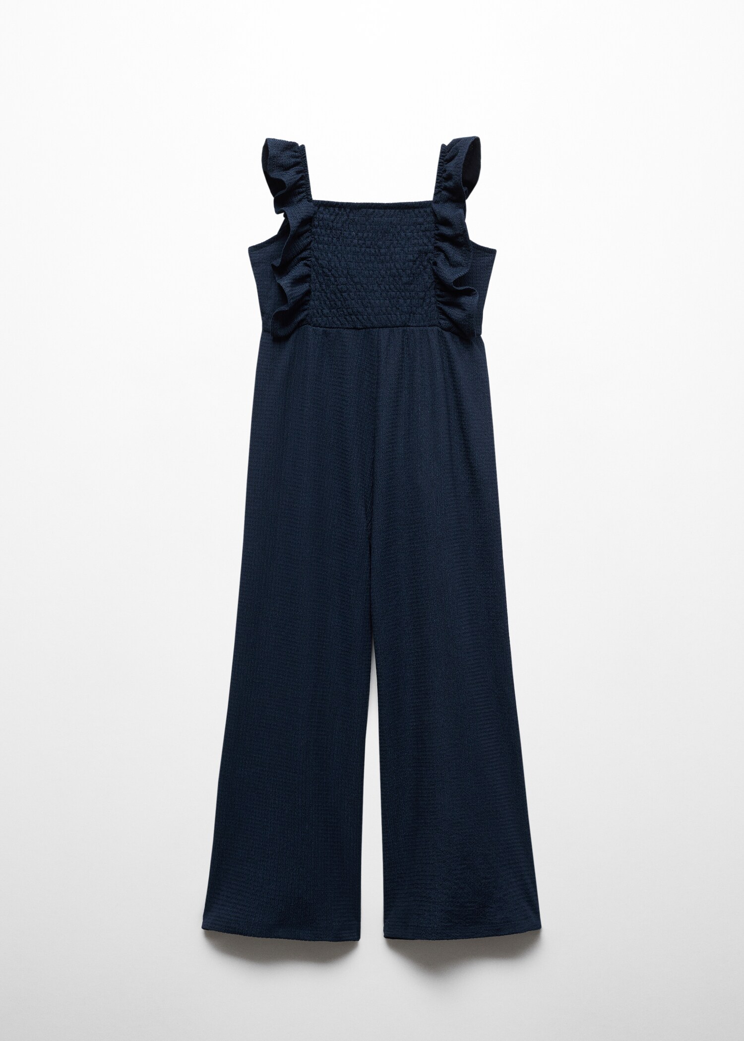 Frilled long jumpsuit - Reverse of the article