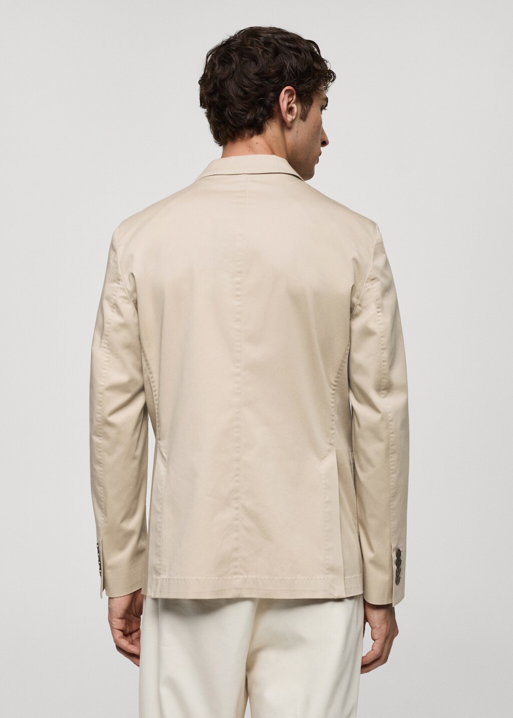 Stretch wool jacket - Men | MANGO OUTLET USA