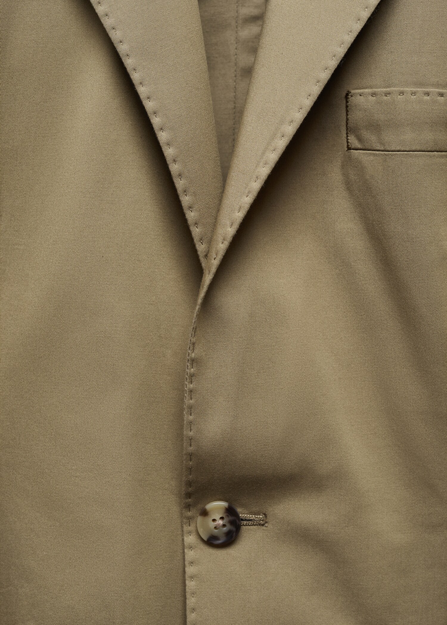 Slim fit cotton blazer - Details of the article 8