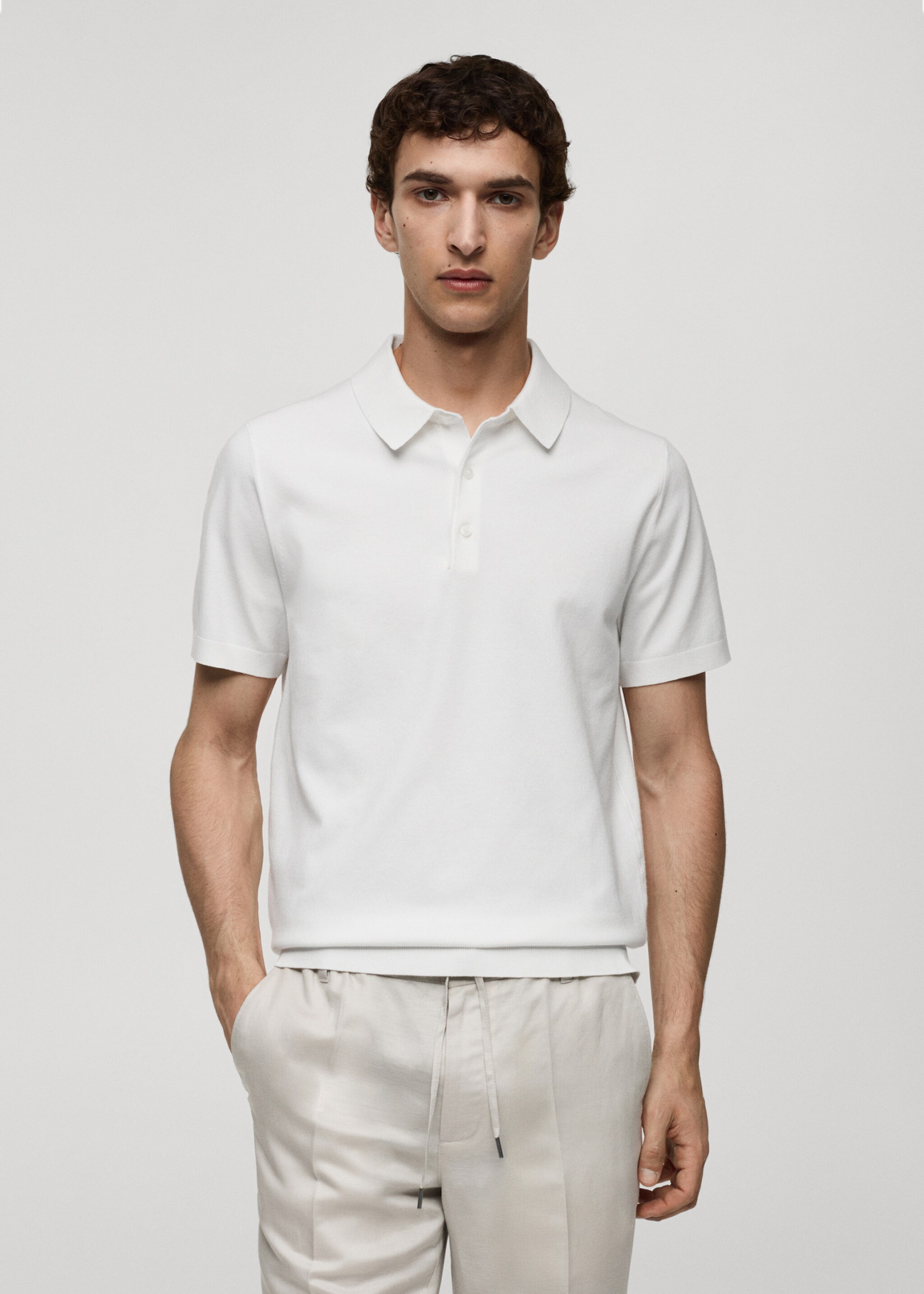Polo maille fine - Plan moyen