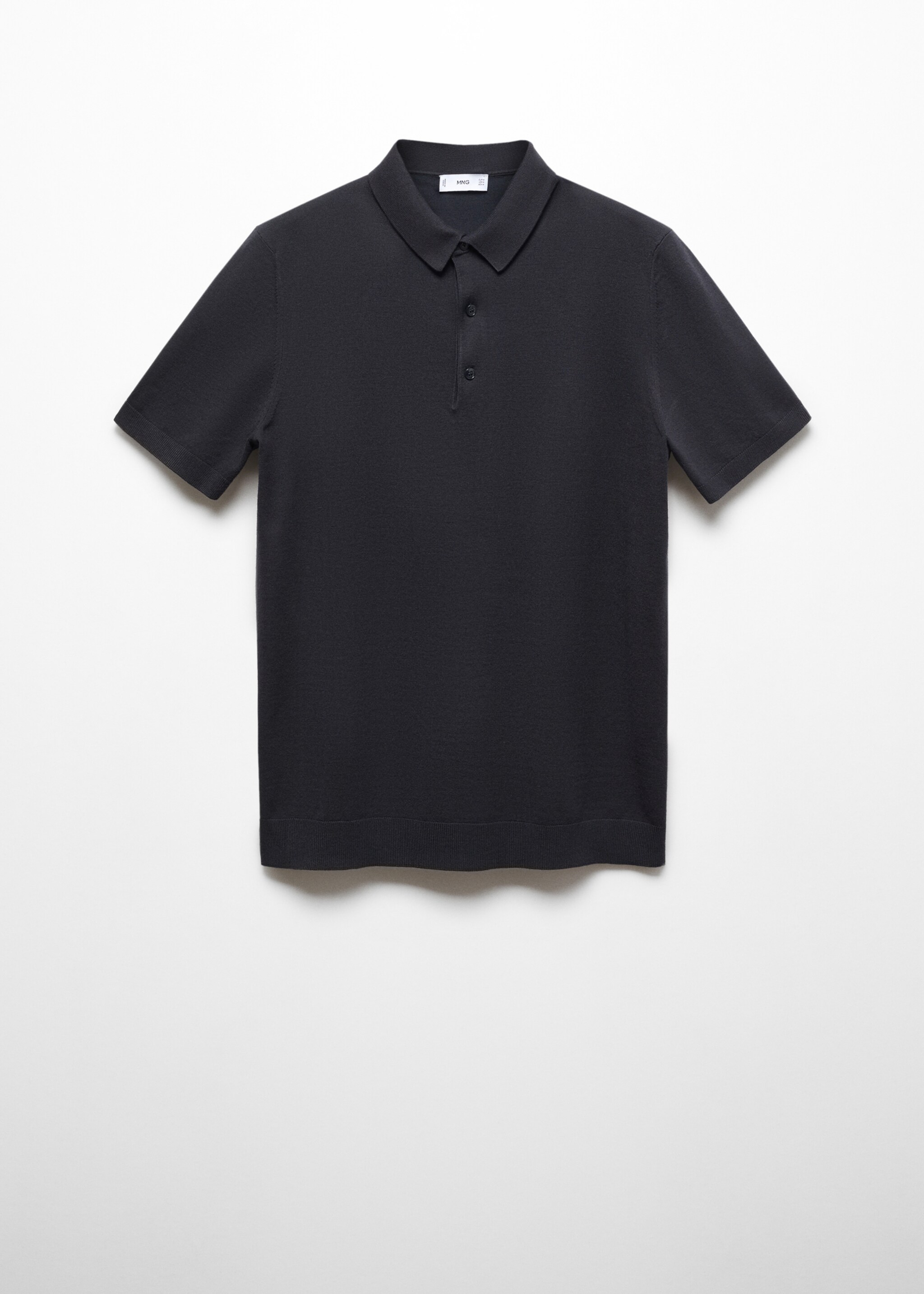 Fine-knit polo shirt - Article without model
