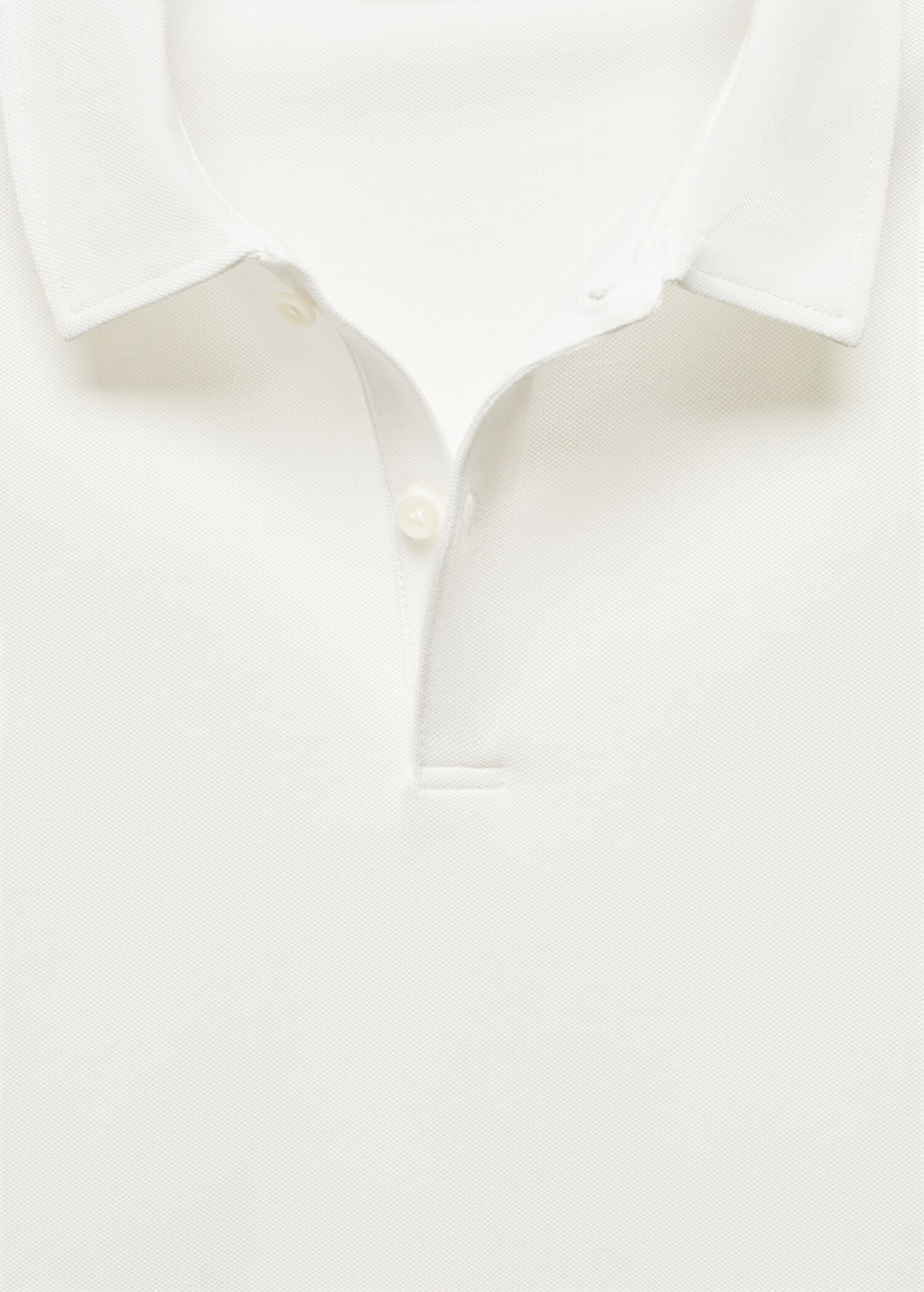 Polo slim-fit piqué de coton texturé - Détail de l'article 8