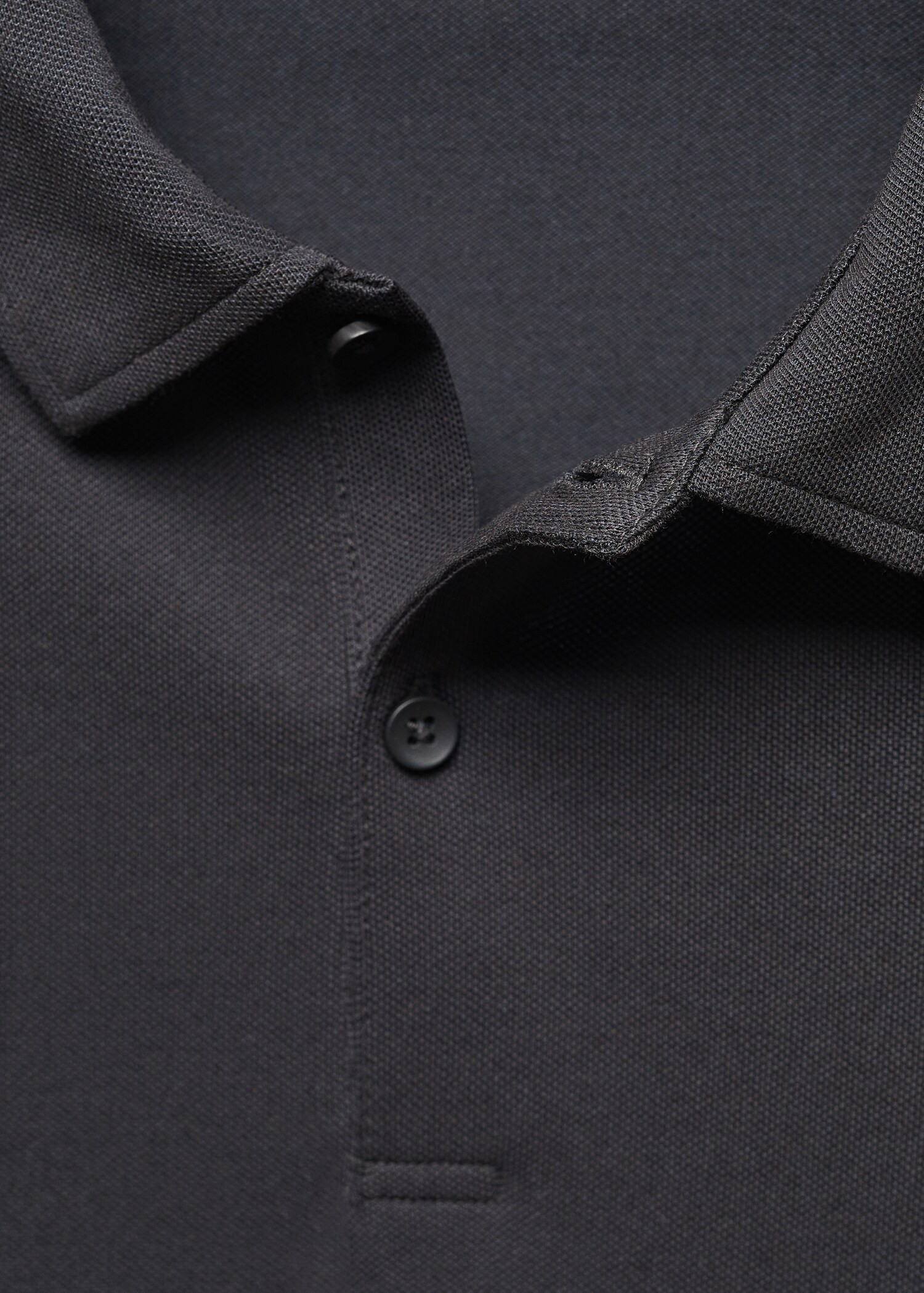 Polo slim-fit piqué de coton texturé - Détail de l'article 8