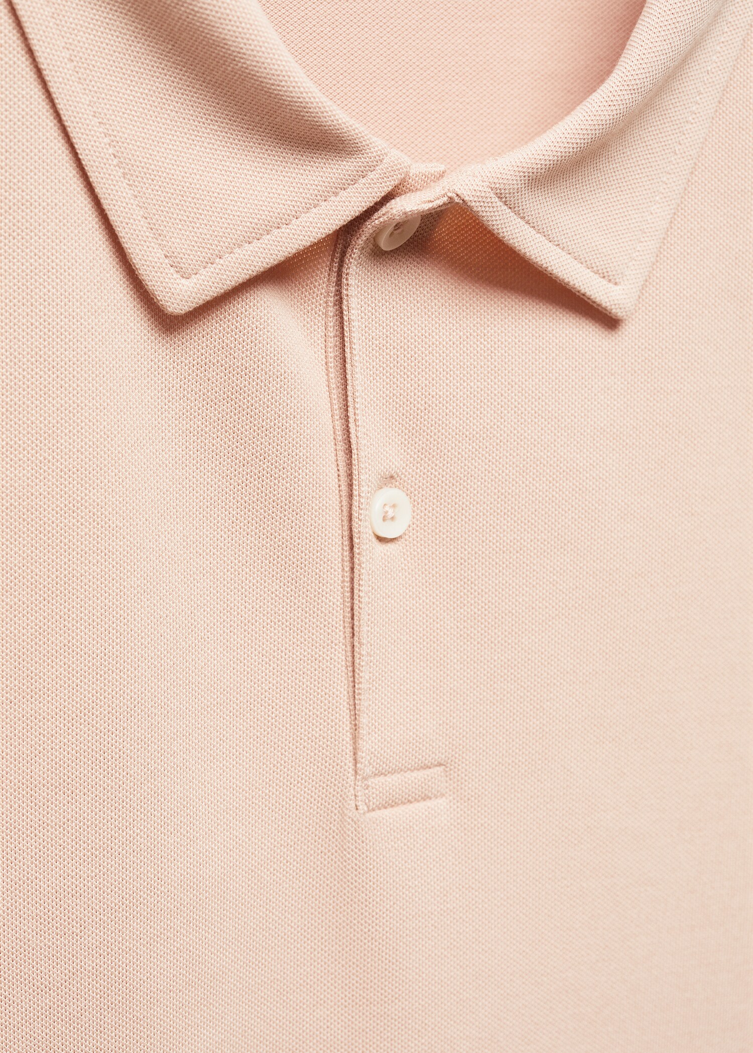 Polo slim-fit piqué de coton texturé - Détail de l'article 8