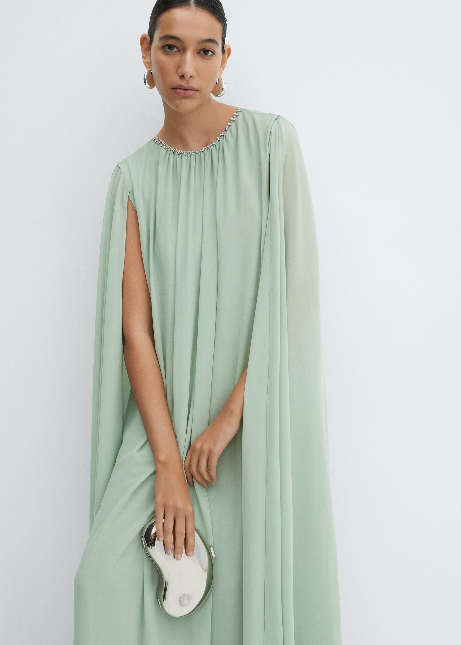 Sleeve slit dress - Medium plane