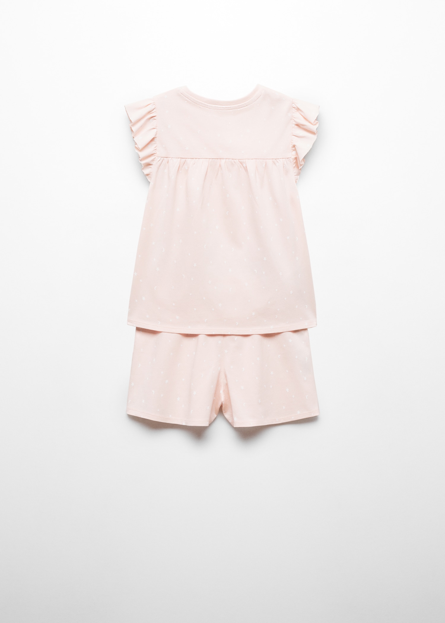 Short polka-dot pyjamas - Reverse of the article