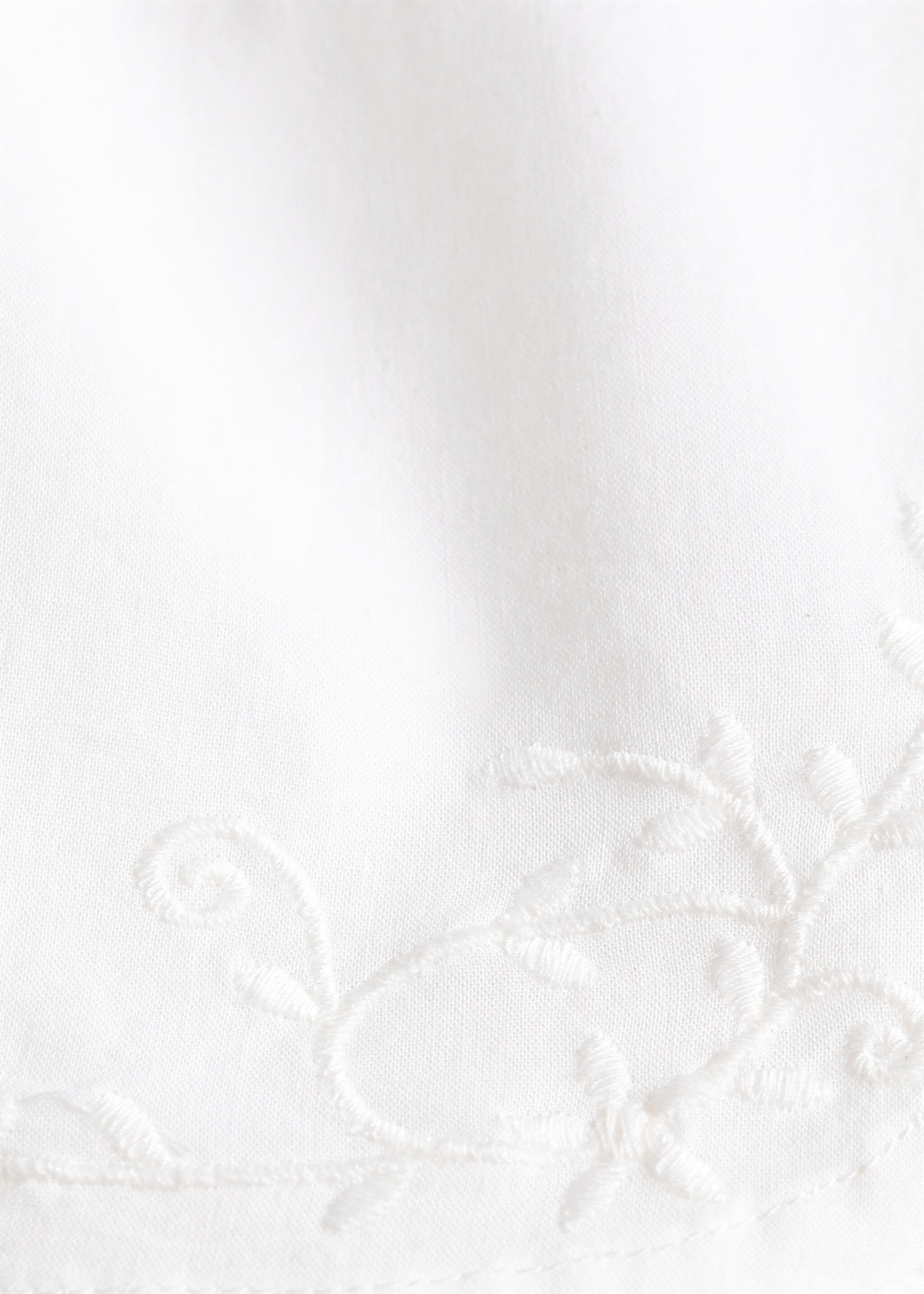 Embroidered cotton shirt - Details of the article 0