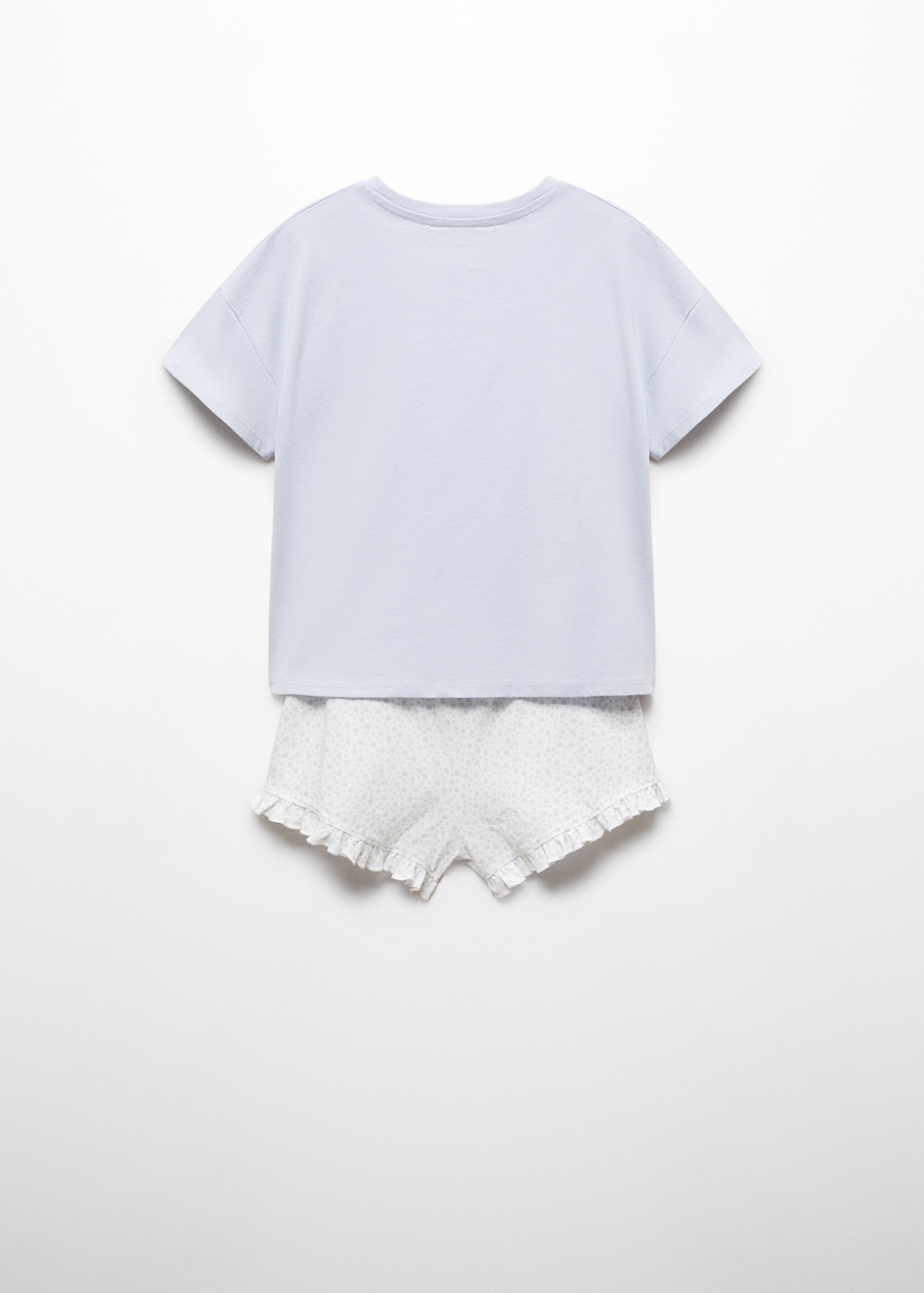 Printed short pyjamas - Reverse of the article