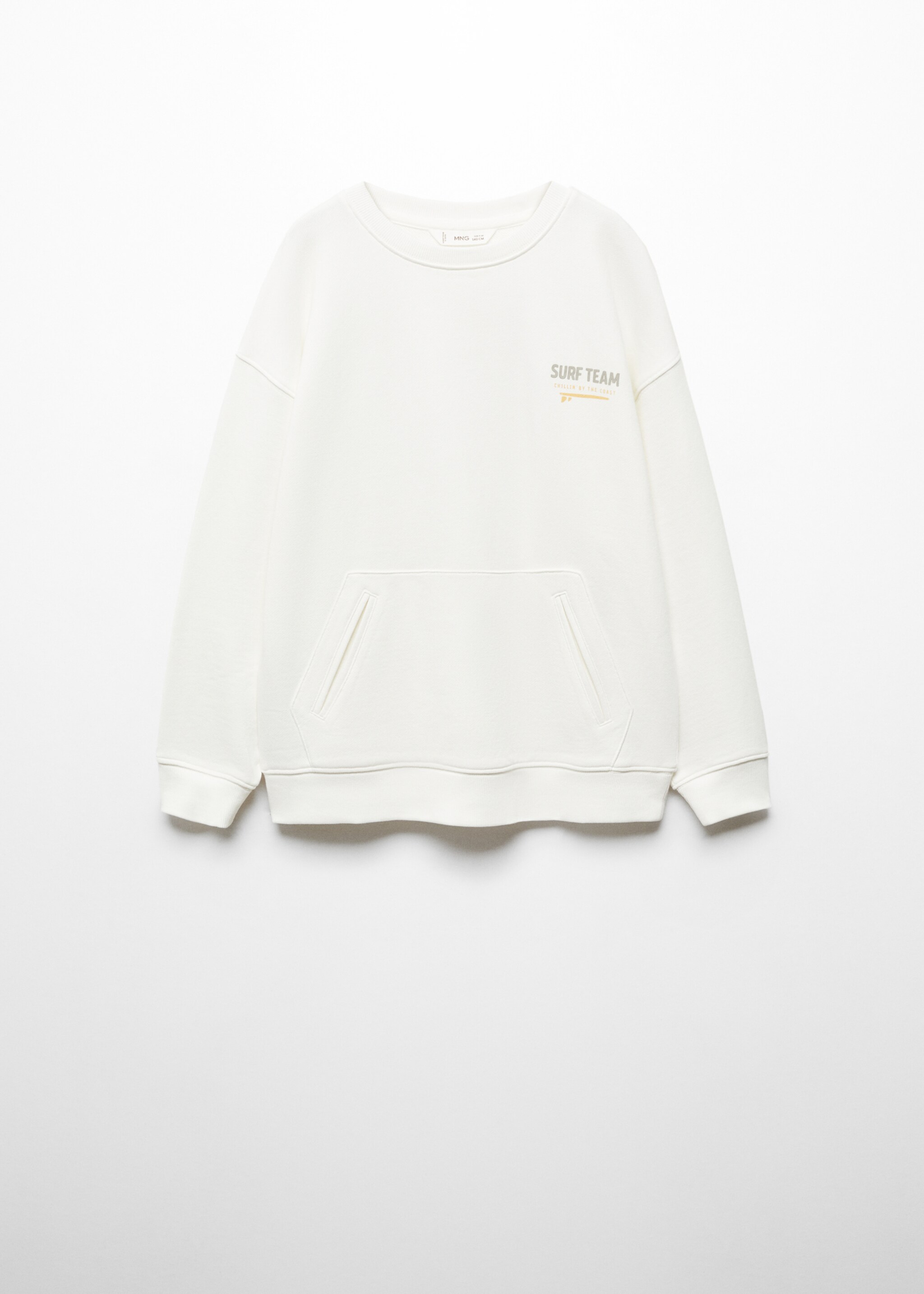 Printed cotton sweatshirt - Article without model