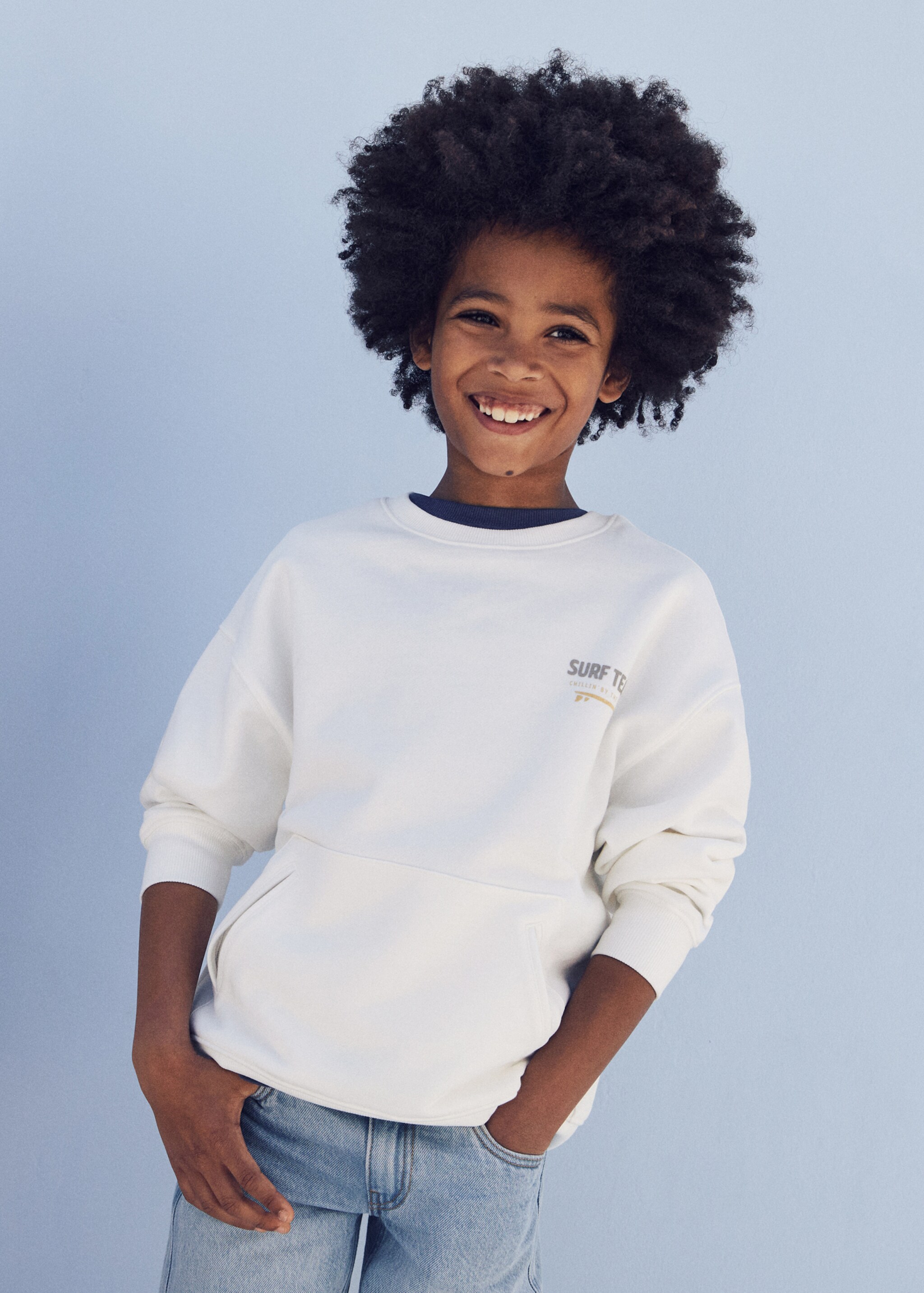 Printed cotton sweatshirt - Details of the article 6