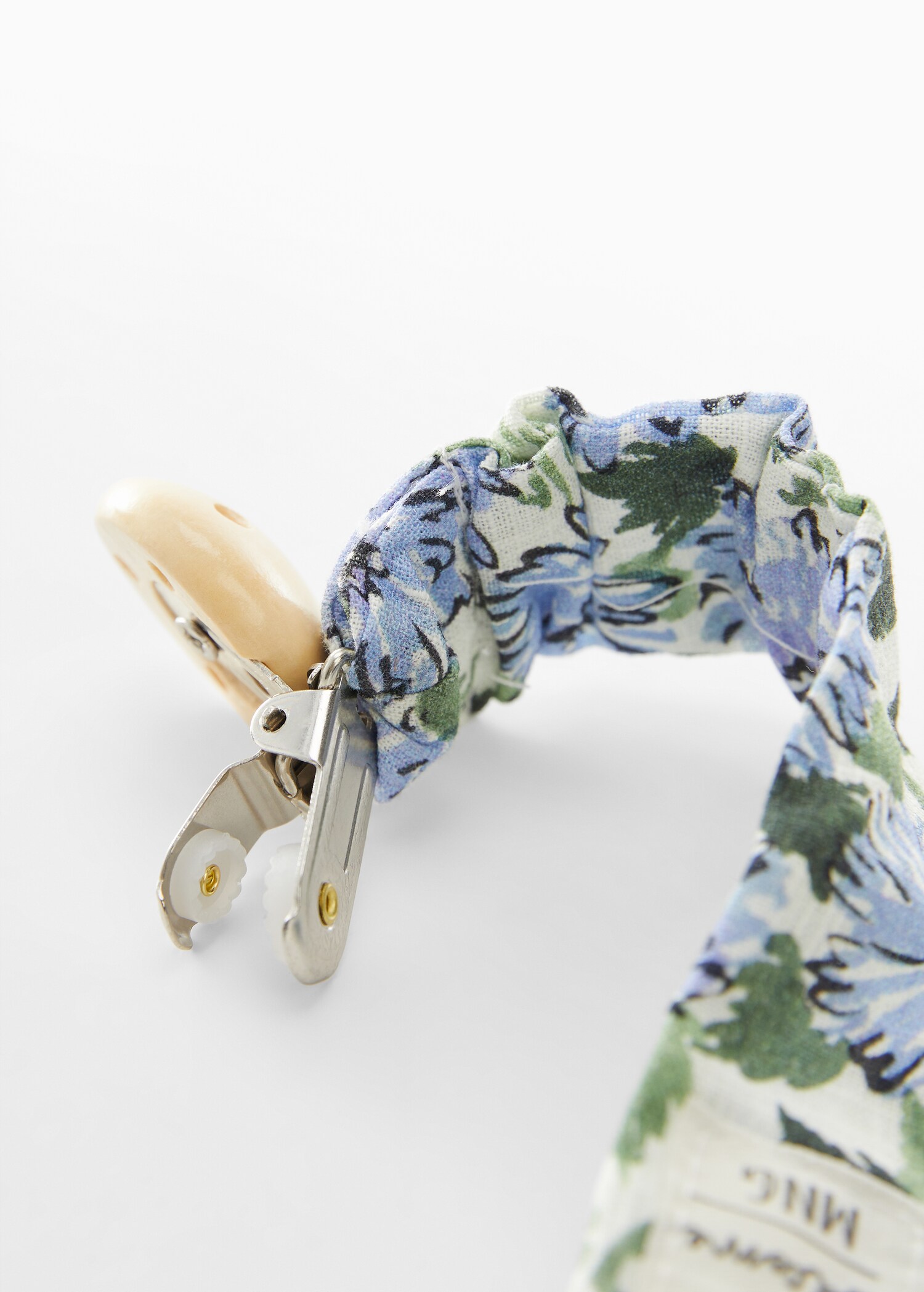 Gemustertes Schnullerband mit Clip - Mittlere Ansicht