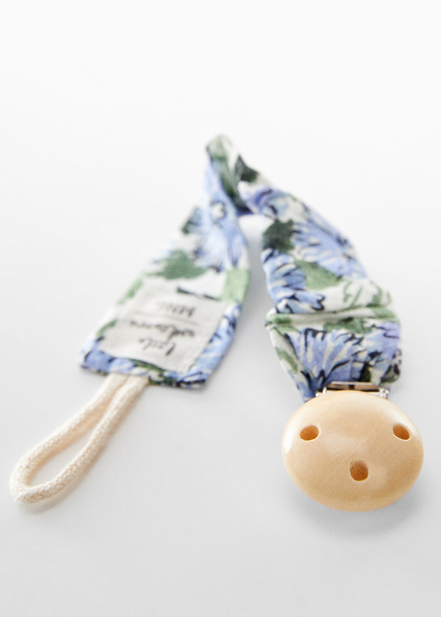 Gemustertes Schnullerband mit Clip - Detail des Artikels 1