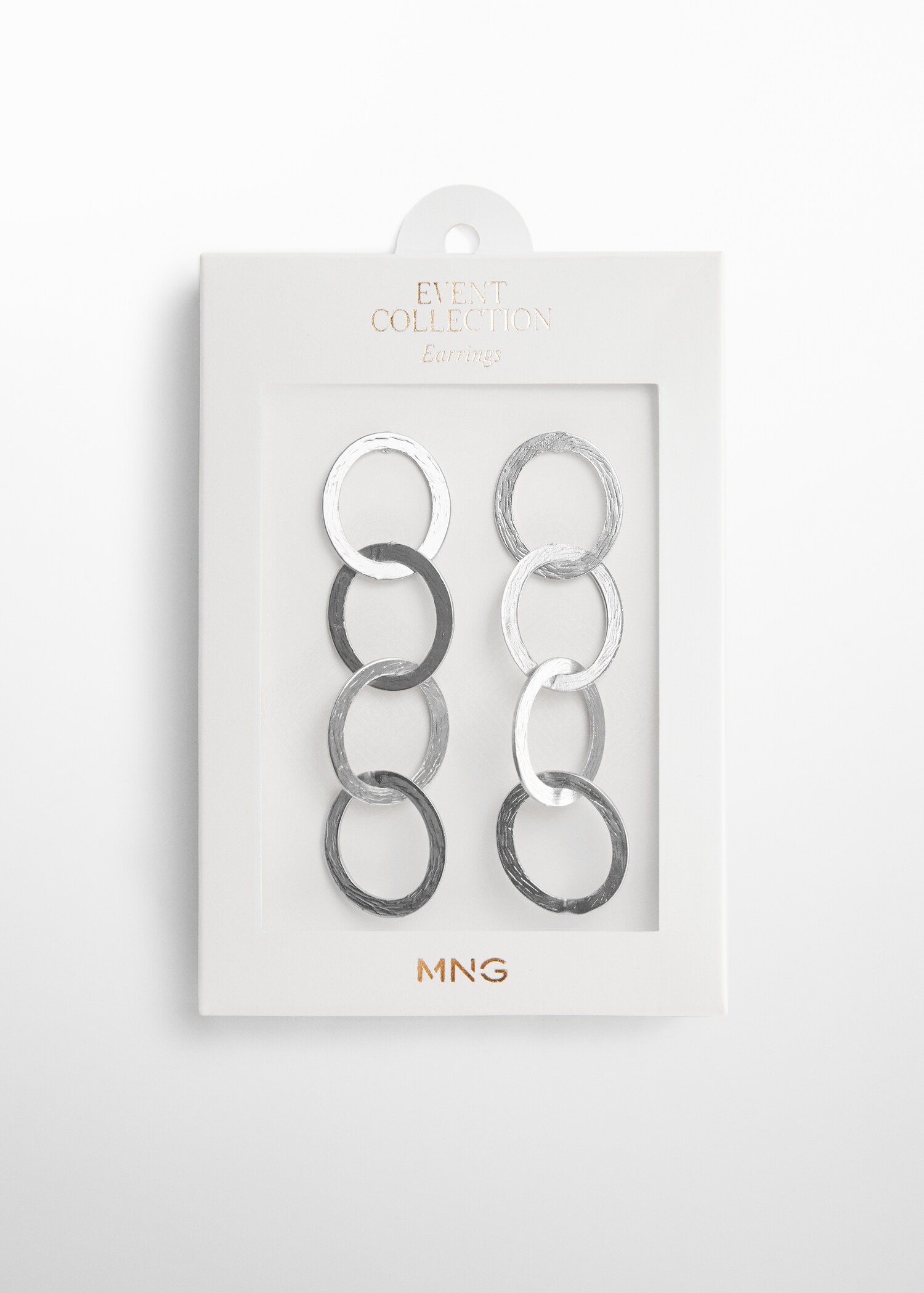 Long earrings with intertwined hoops - Details of the article 1