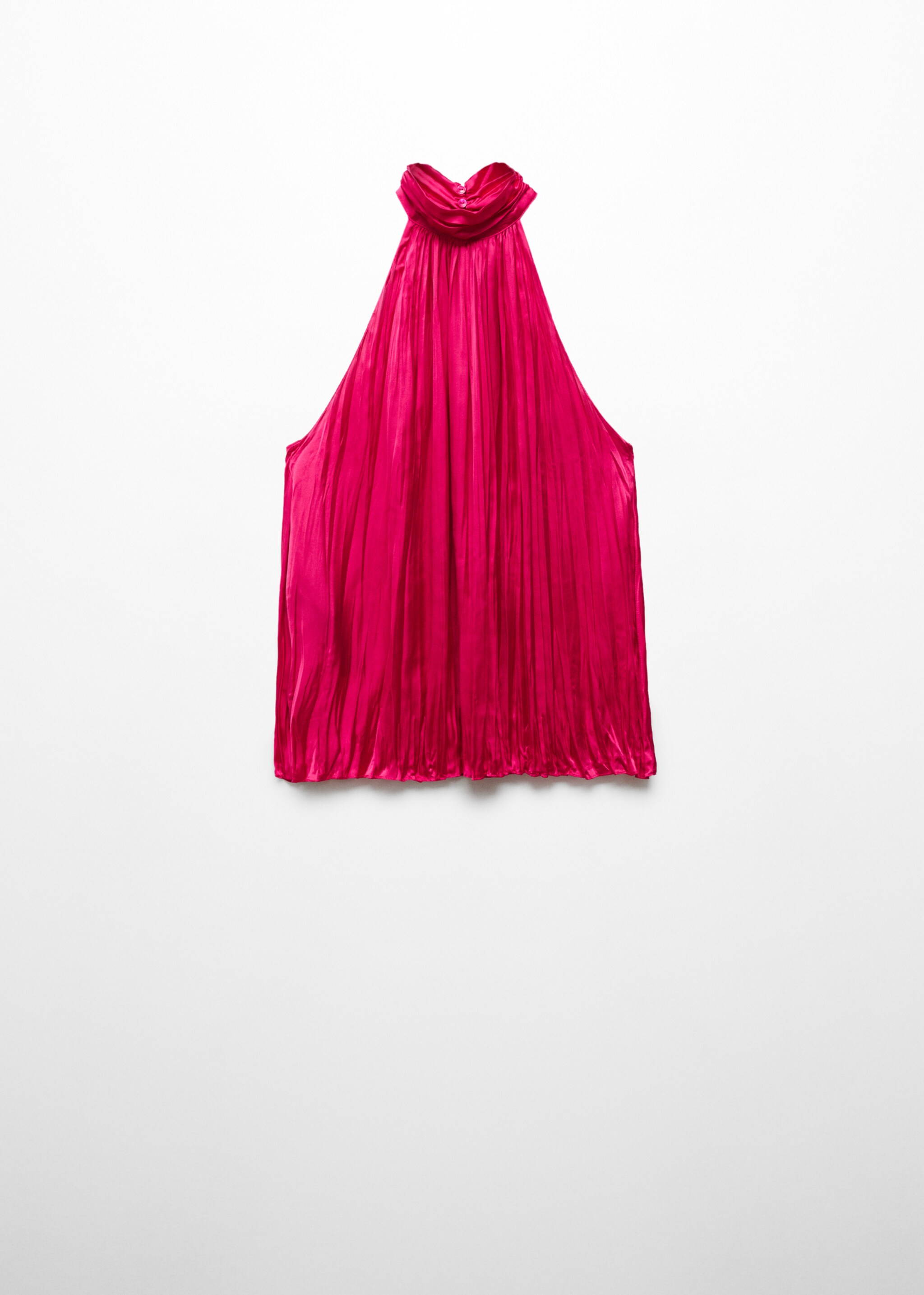 Turtleneck pleated blouse - Article without model