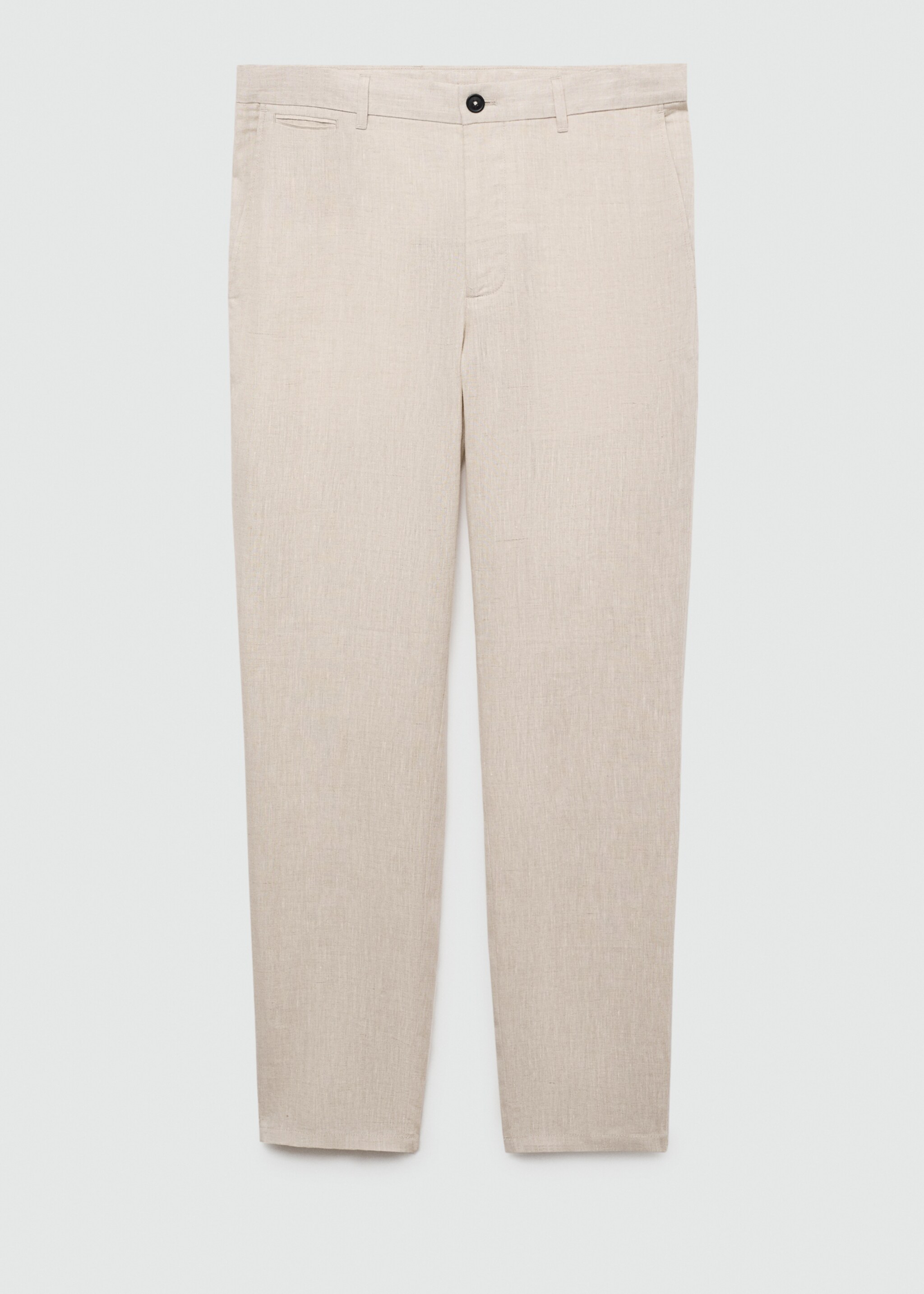 Slim Fit-Hose aus 100 % Leinen - Detail des Artikels 7