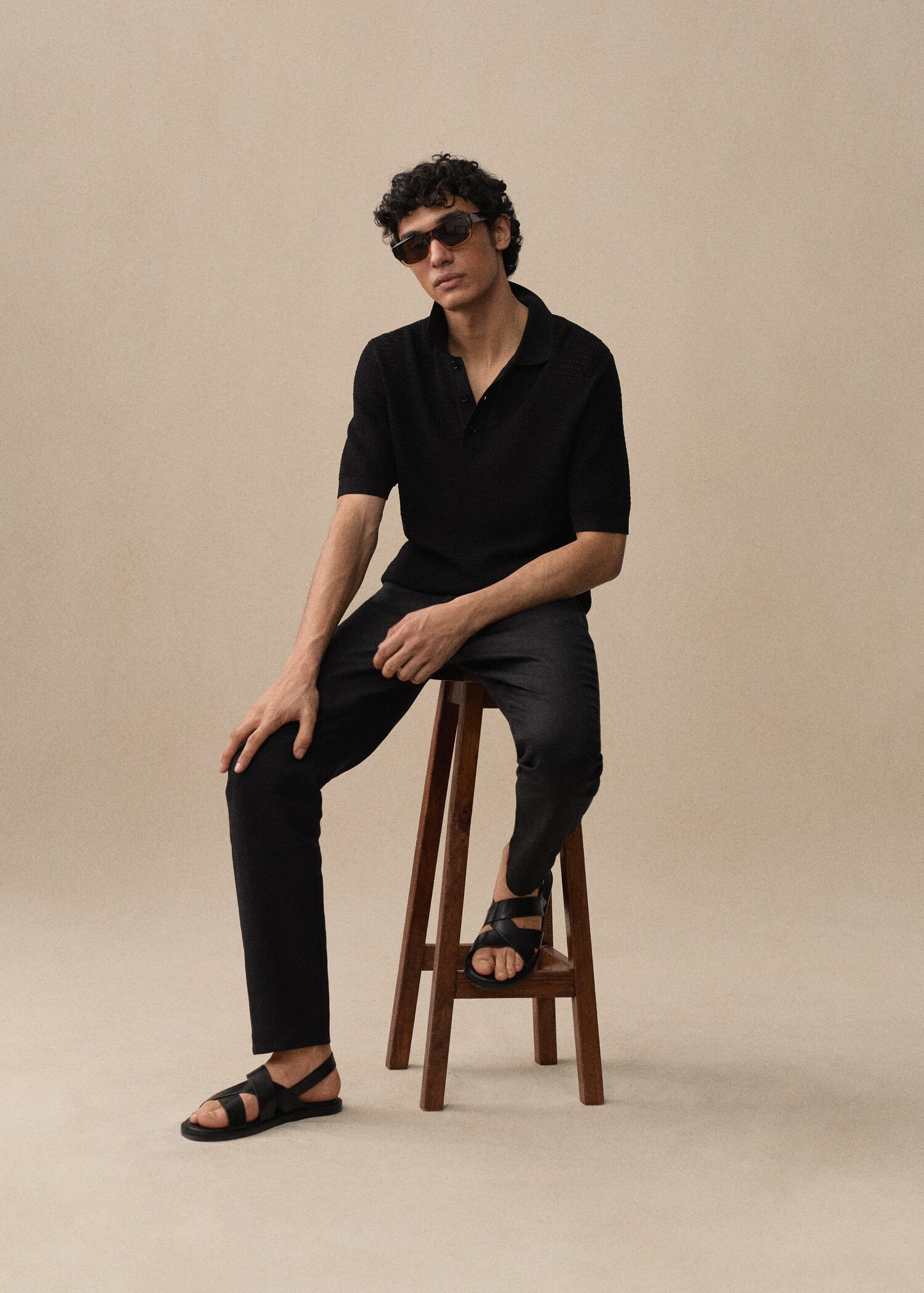 Παντελόνι 100% λινό slim fit - Λεπτομέρεια του προϊόντος 5