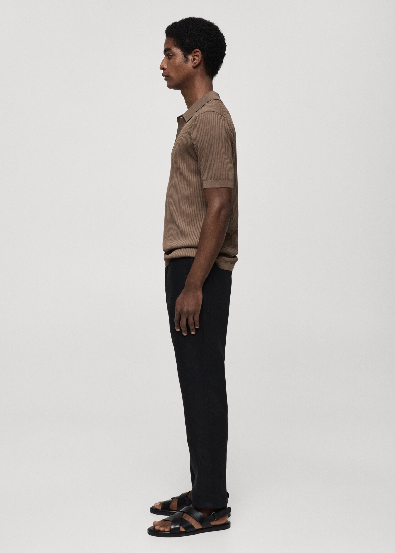 Παντελόνι 100% λινό slim fit - Λεπτομέρεια του προϊόντος 6