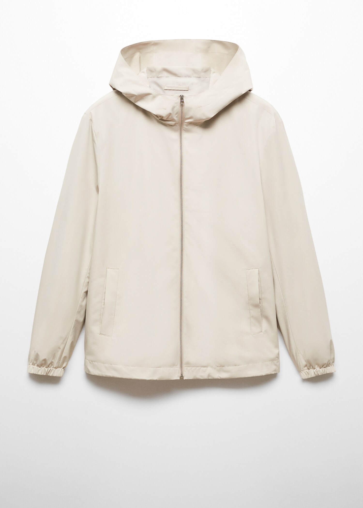 Hooded zip-up jacket - Article without model
