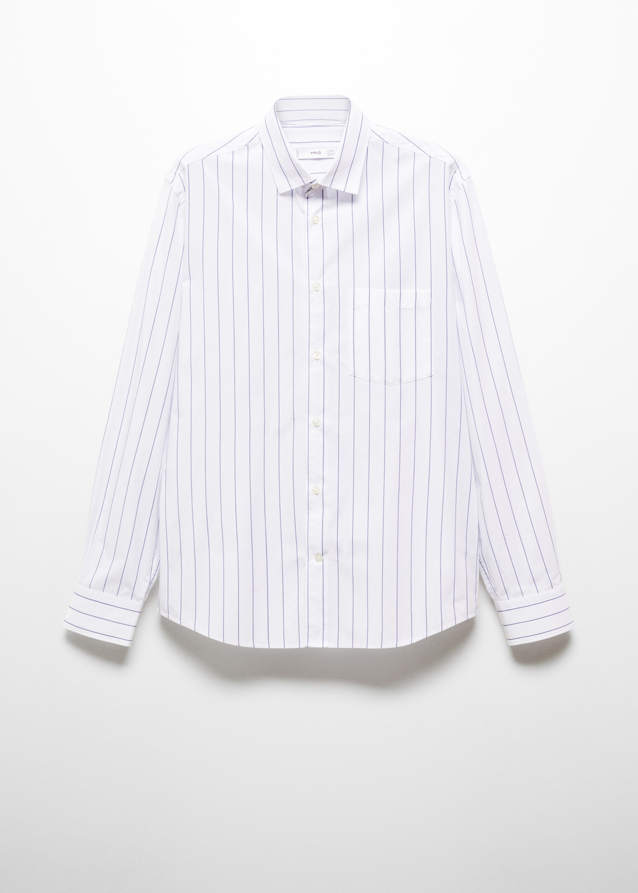 Camisa classic fit às riscas - Artigo sem modelo