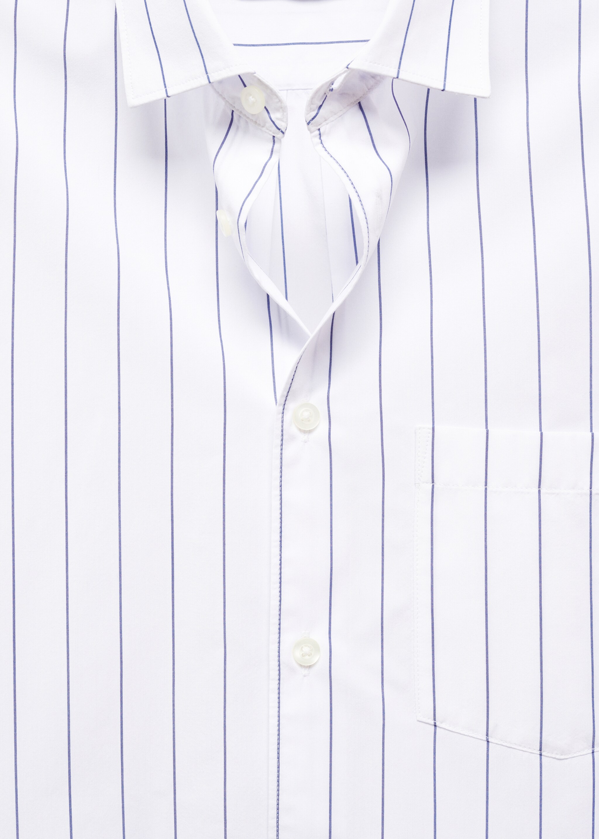 Camisa classic fit às riscas - Pormenor do artigo 8