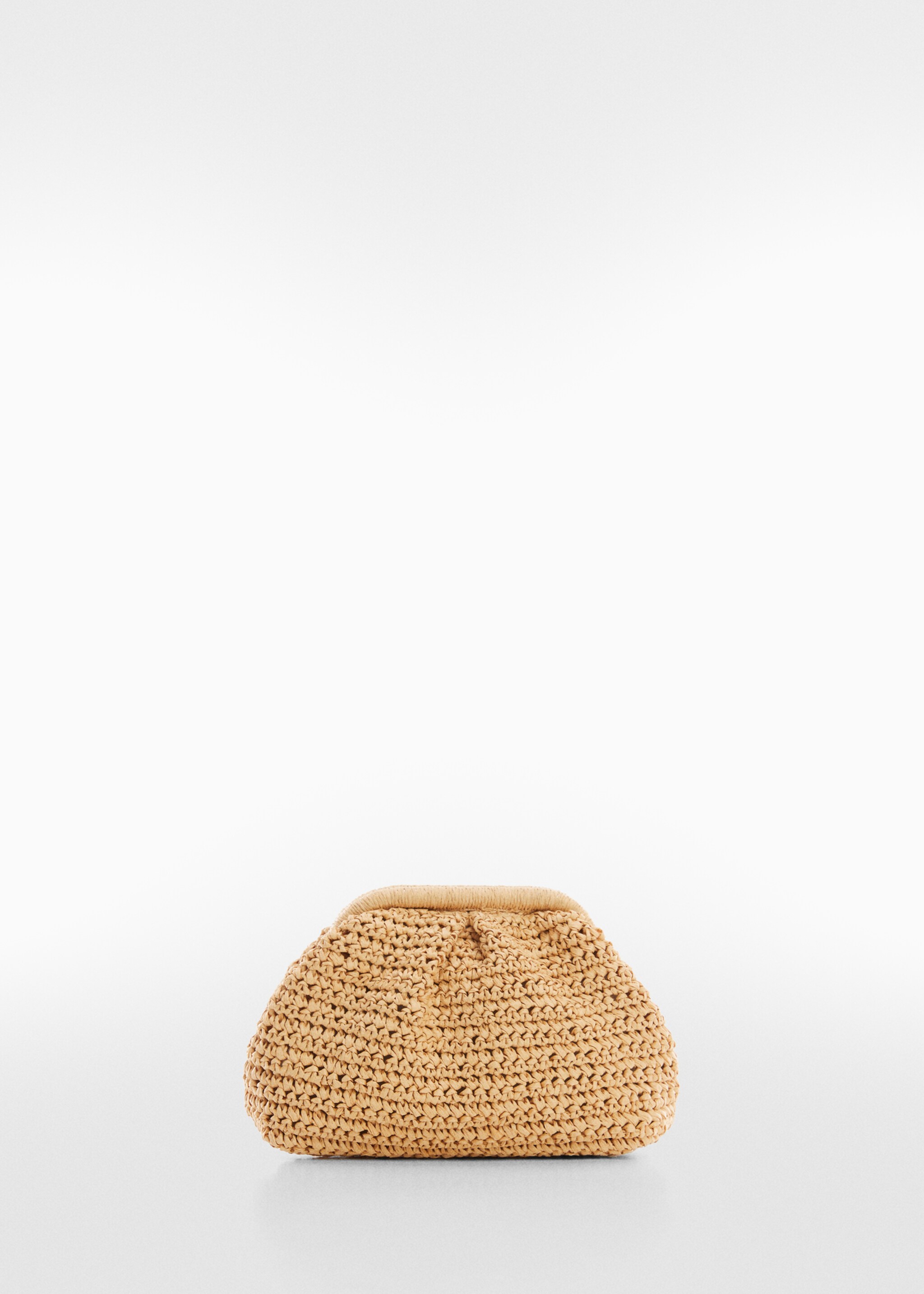 Handtasche aus Naturfaser - Artikel ohne Model, Beige. Ref: 67036733-00.