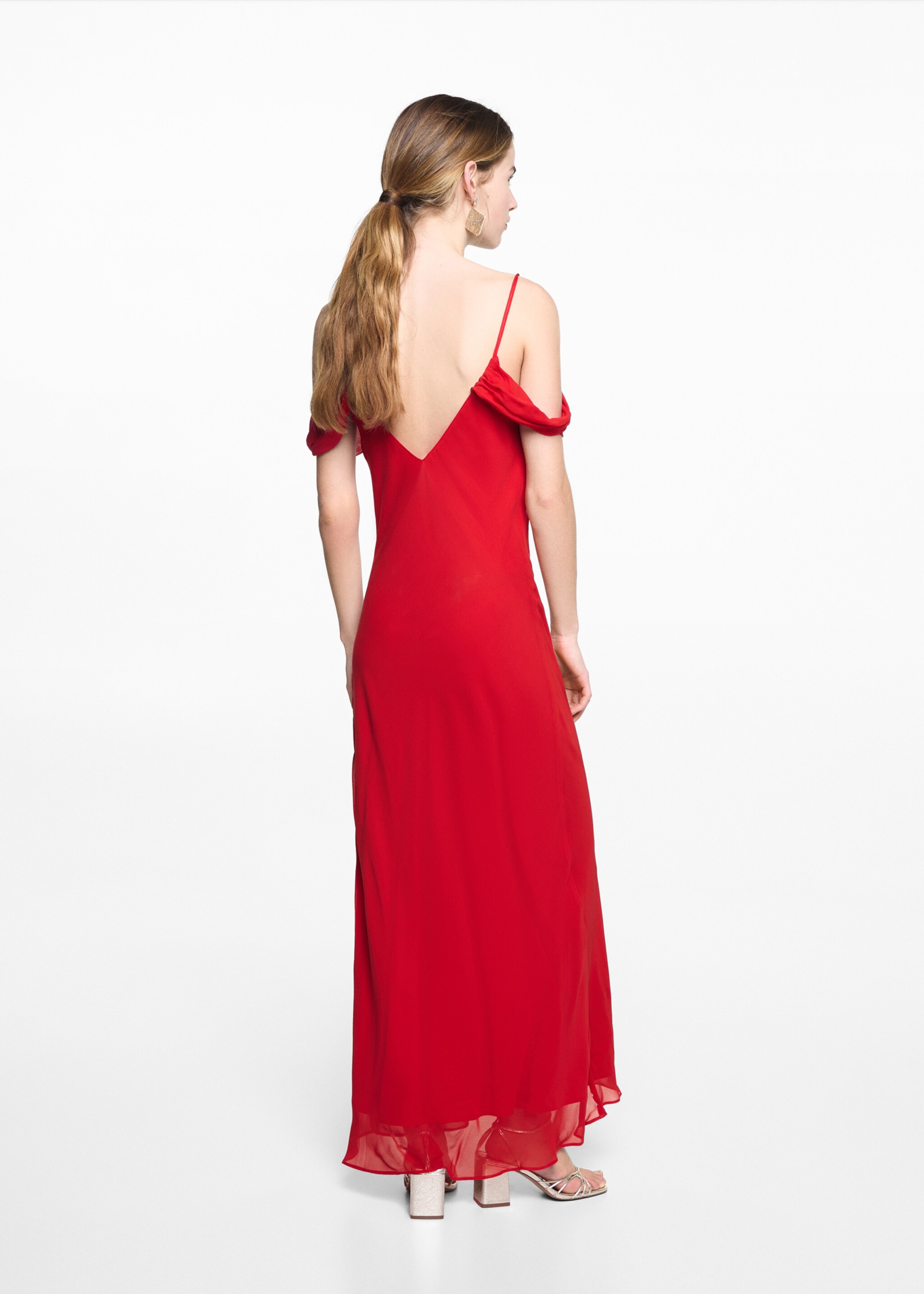 Vestito midi off-shoulder - Retro dell'articolo