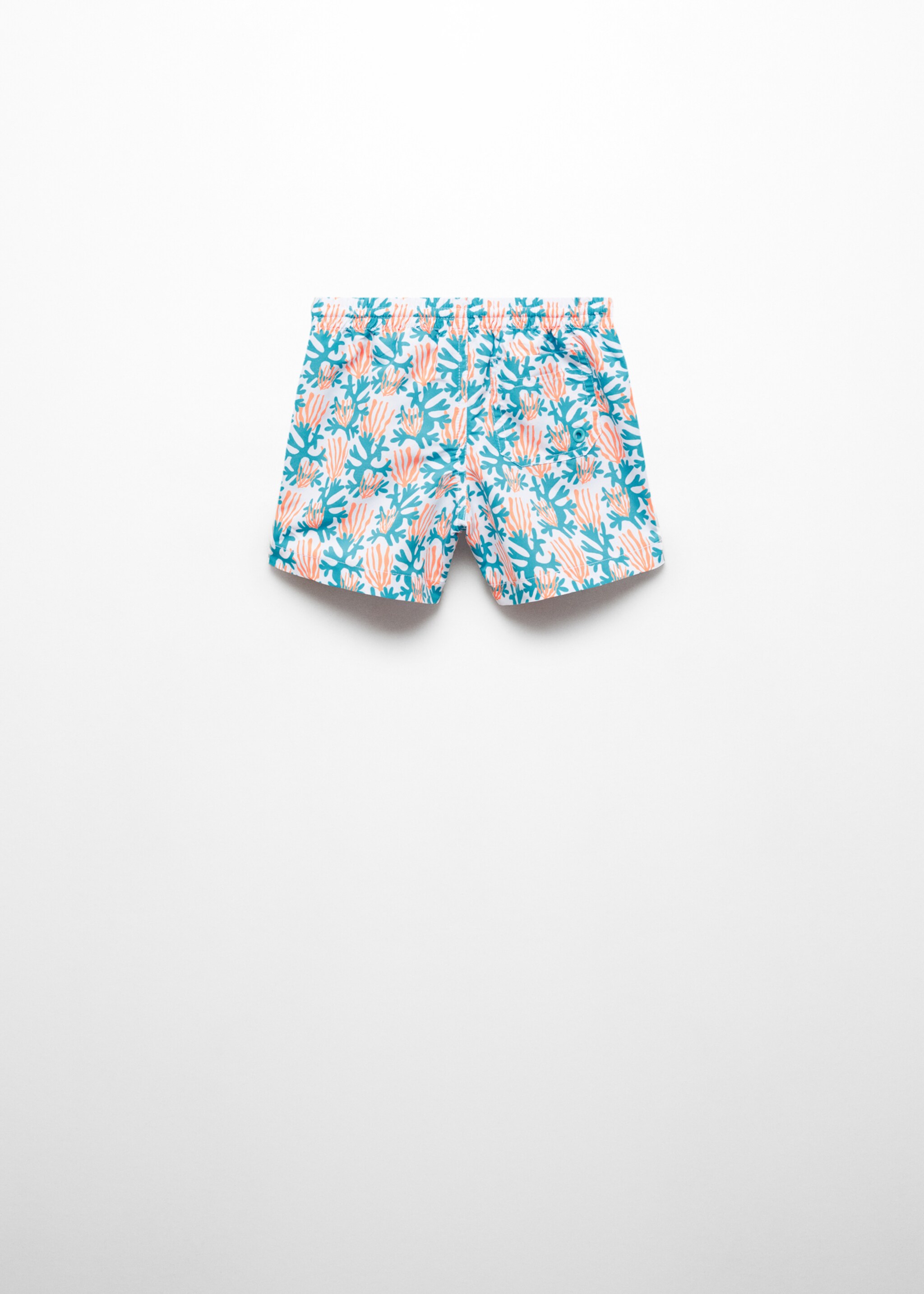 Printed swimming trunks - Reverse of the article