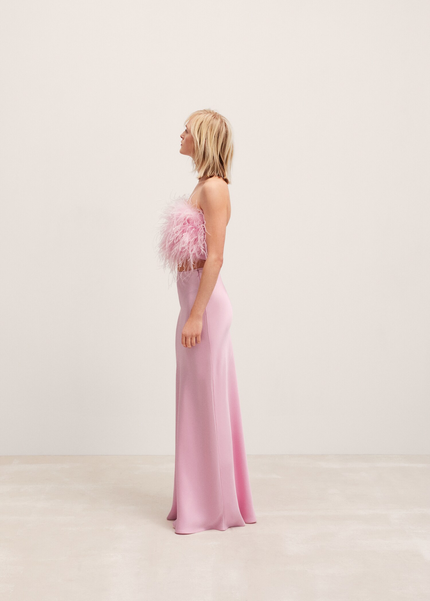 Feather bandeau-style top - Details of the article 2