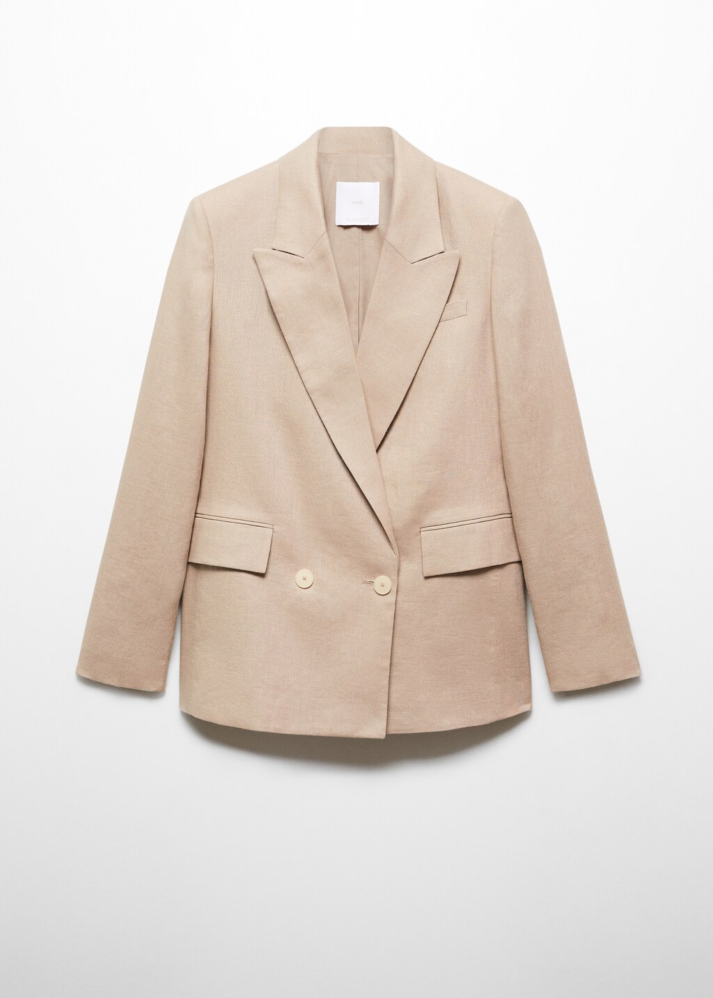 Blazer suit 100% linen - Women | MANGO OUTLET USA