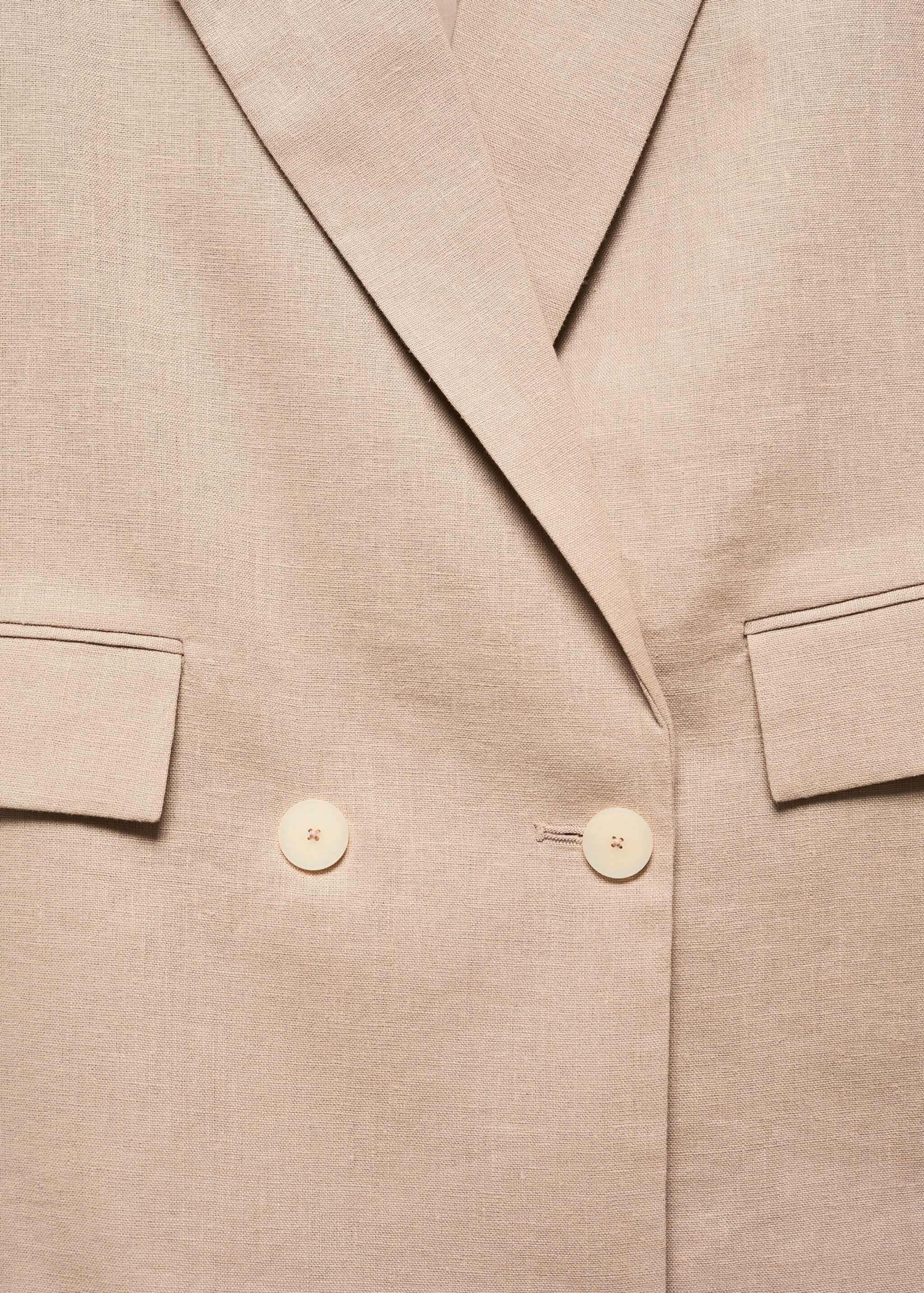 Blazer suit 100% linen - Details of the article 8