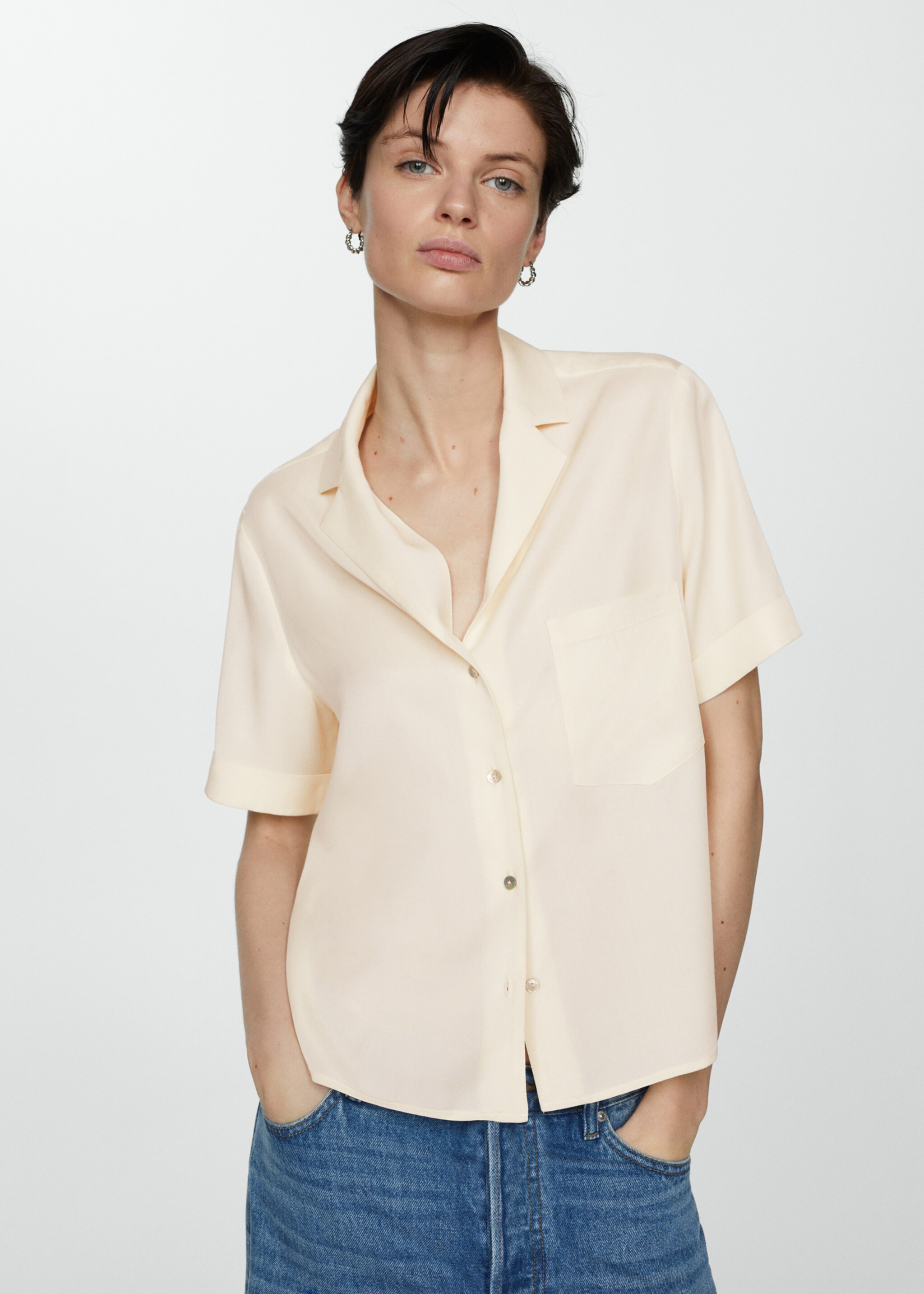 100% lyocell shirt - Medium plane