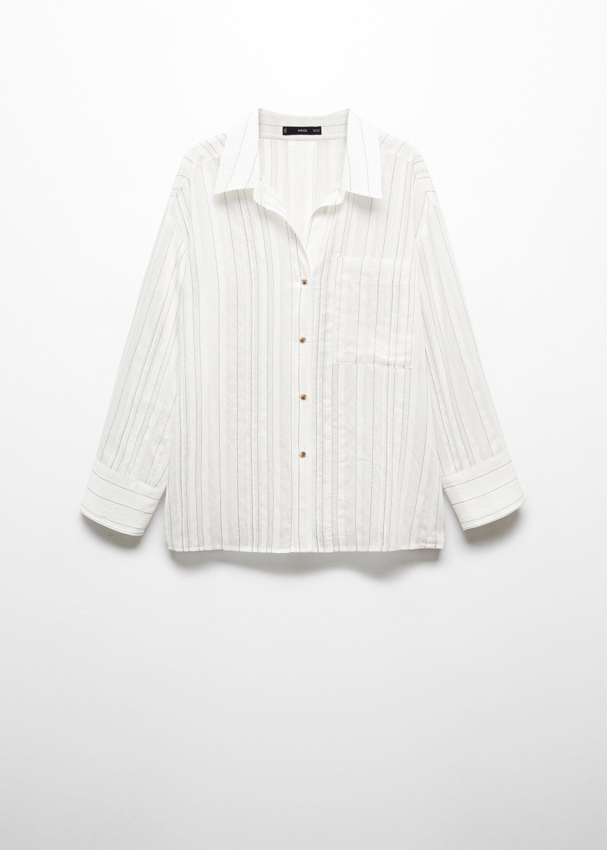 Chemise semi-transparente rayures - Article sans modèle
