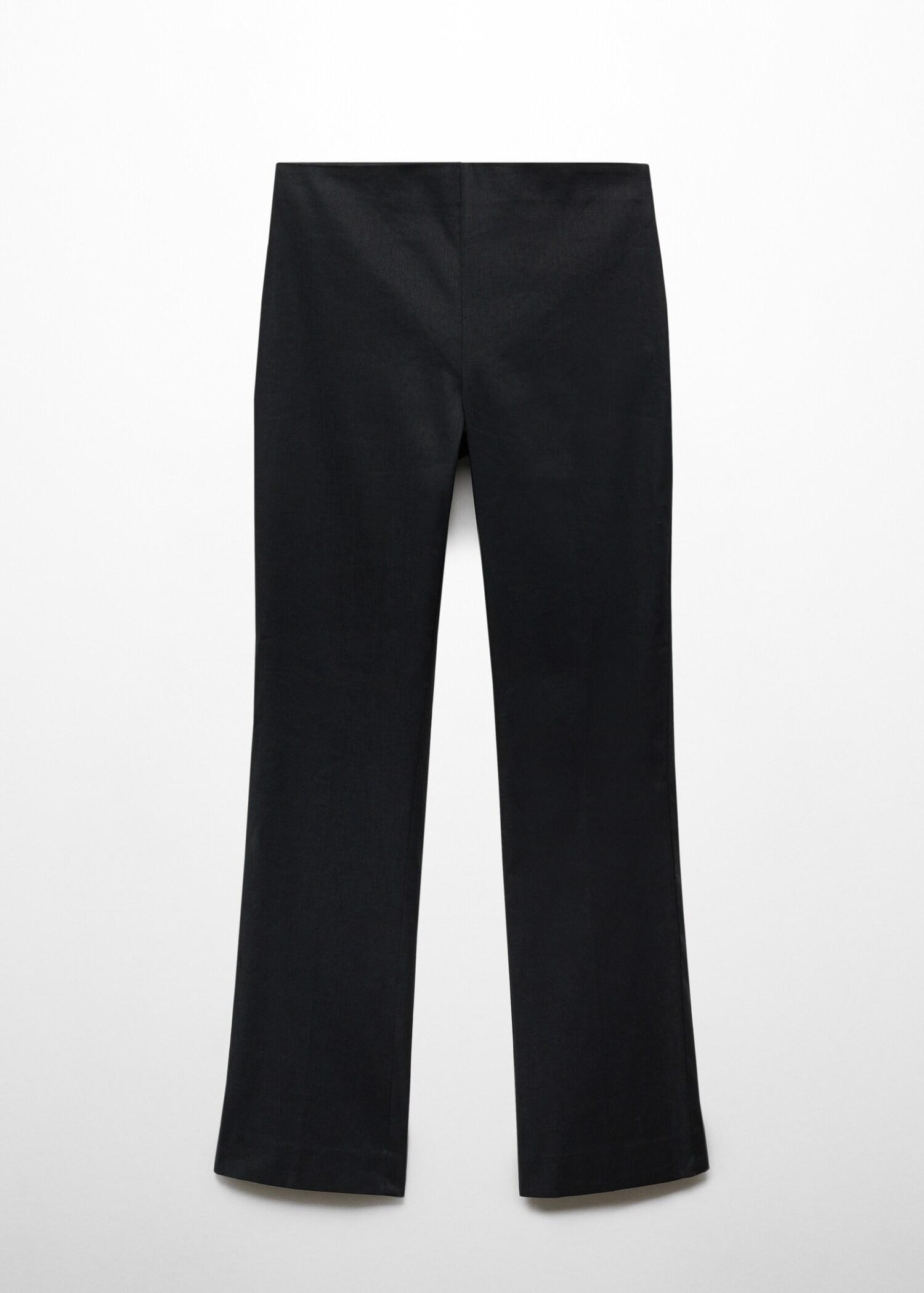 Linen flared trousers - Article without model