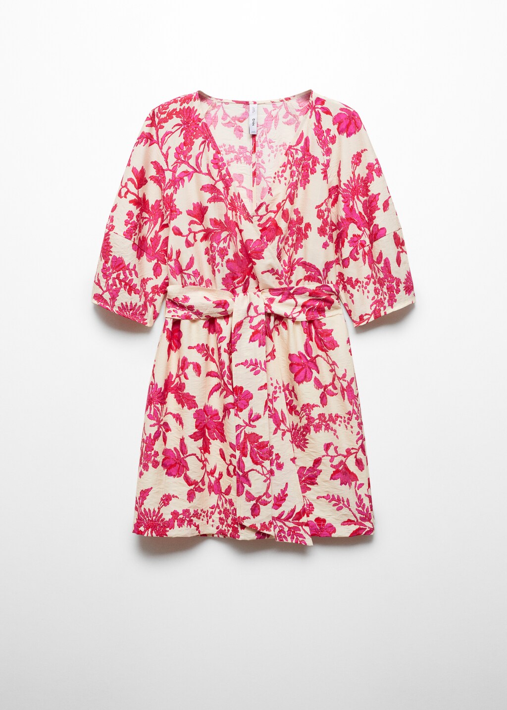 Floral-print wrap dress - Women | MANGO OUTLET USA