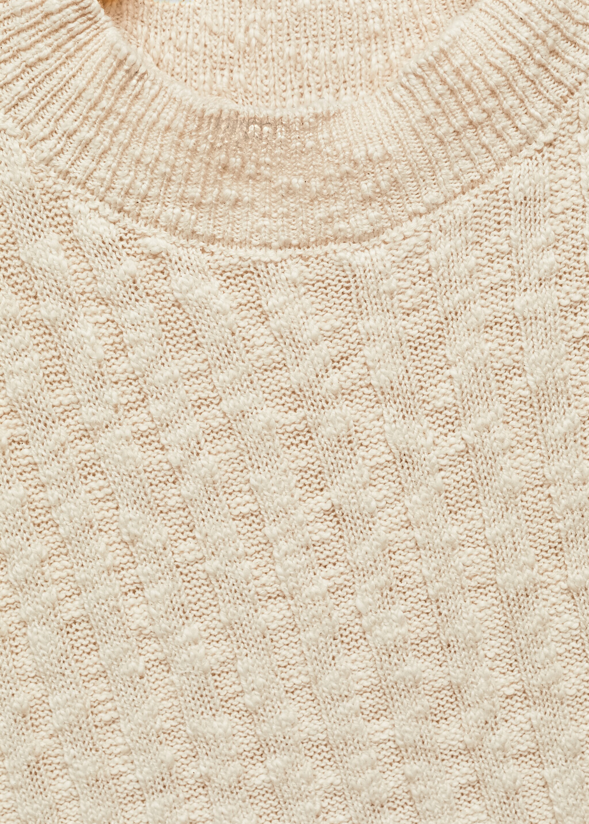 Rib-knit top with perkins neck - Details of the article 8