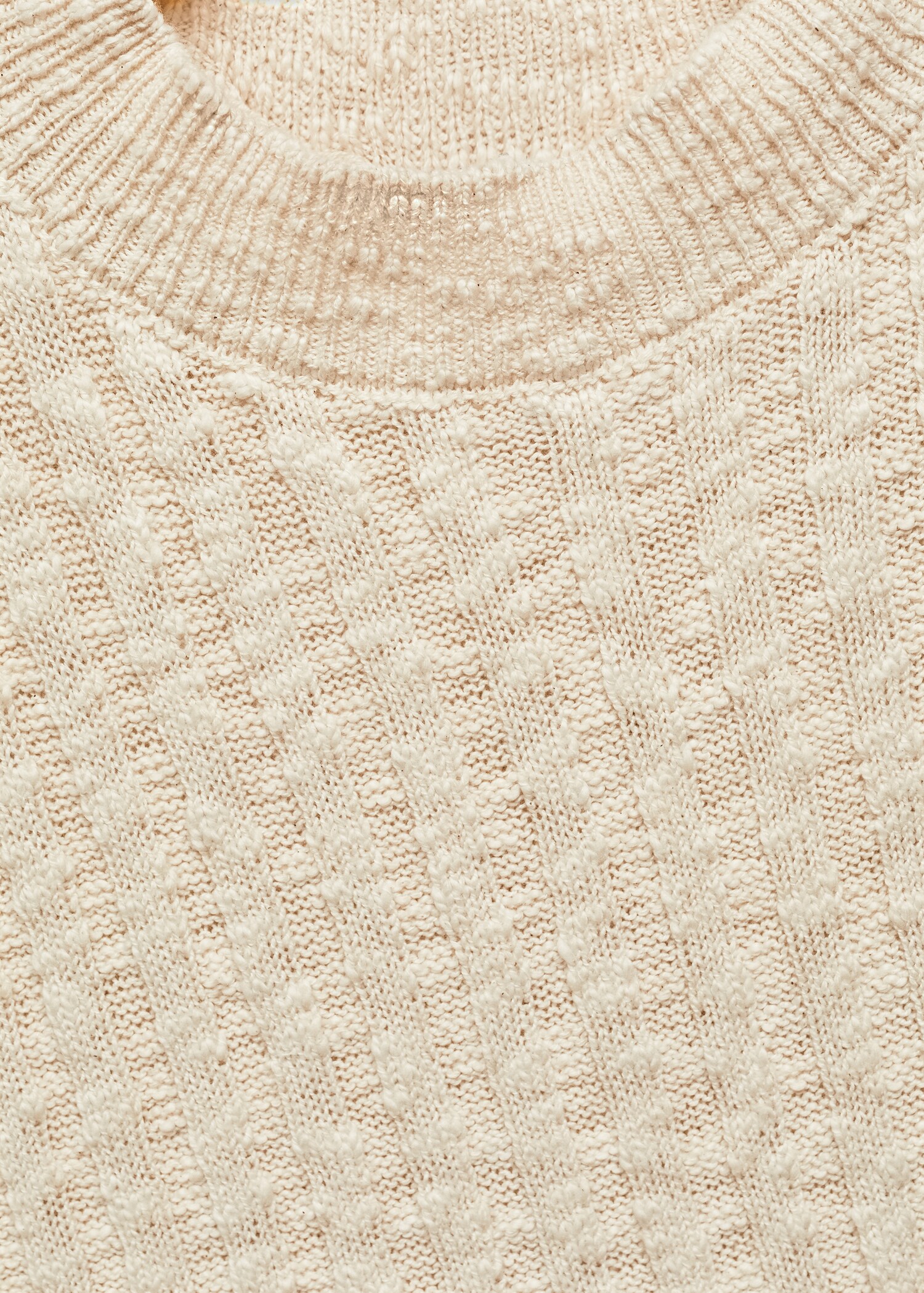 Rib-knit top with perkins neck - Details of the article 8