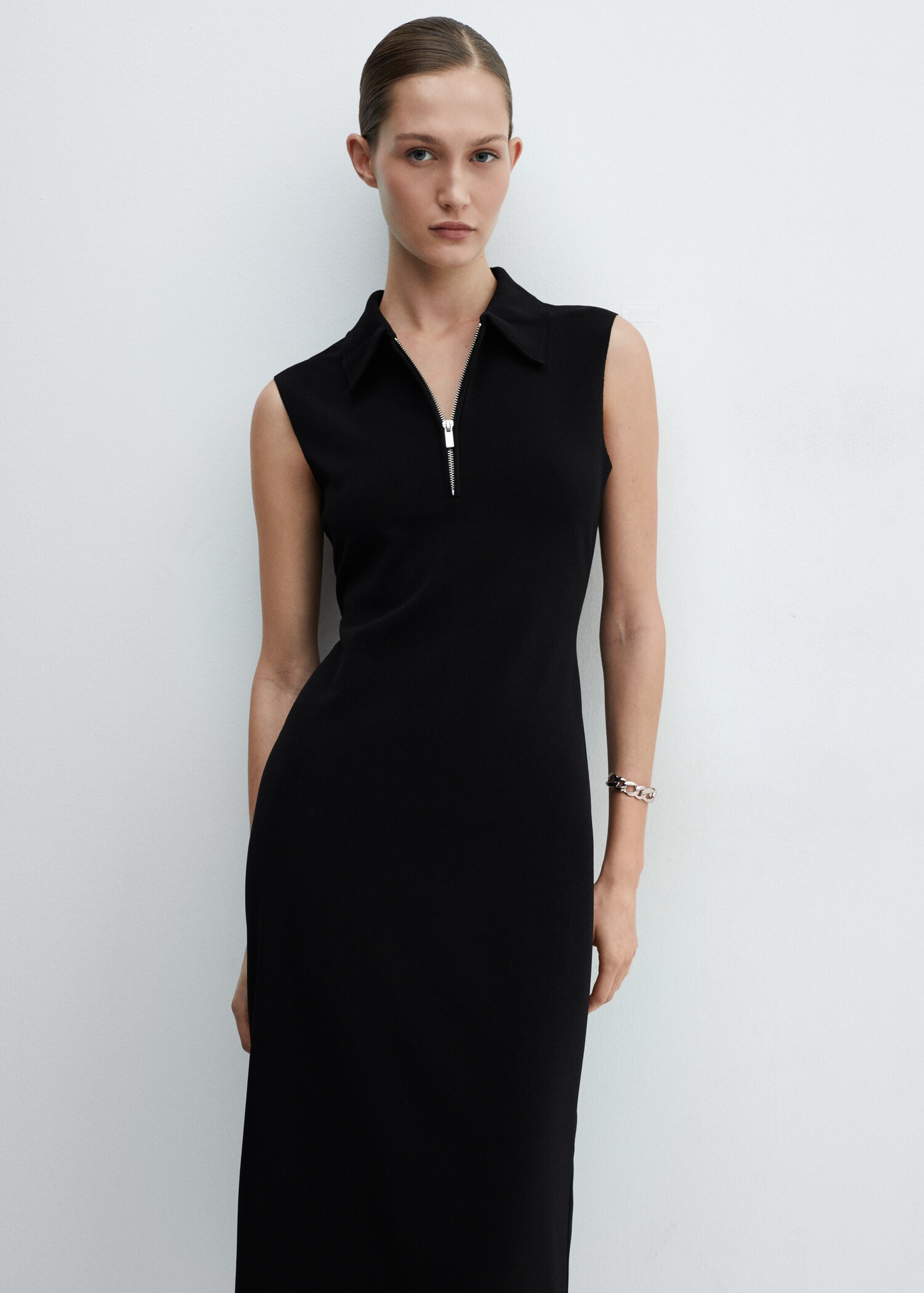 Zipper neck dress - Medium plane