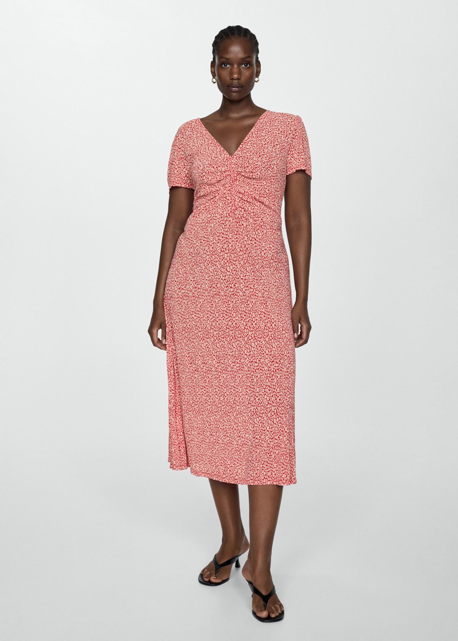 Floral print dress - Details of the article 3