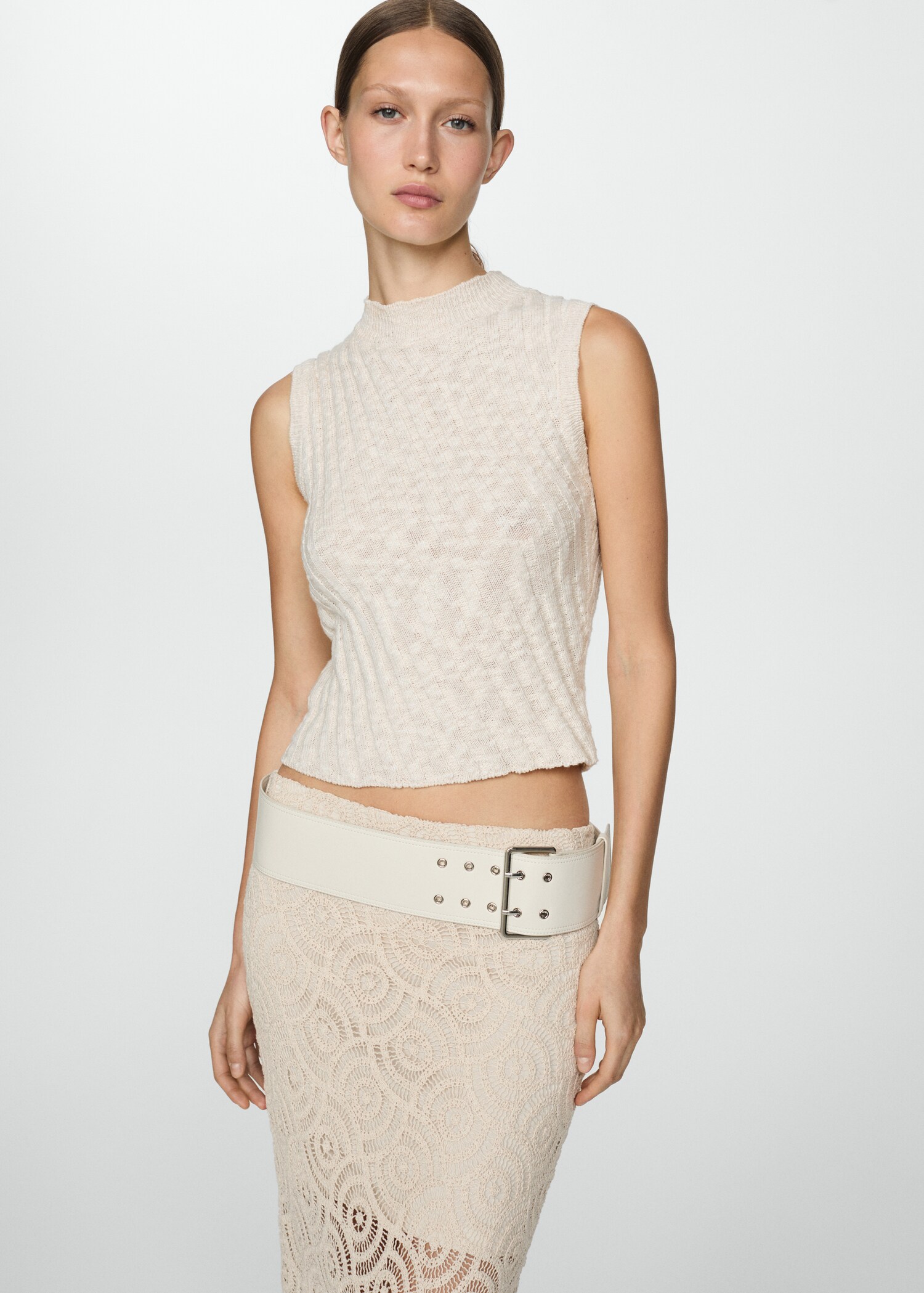 Crochet midi skirt - Details of the article 1