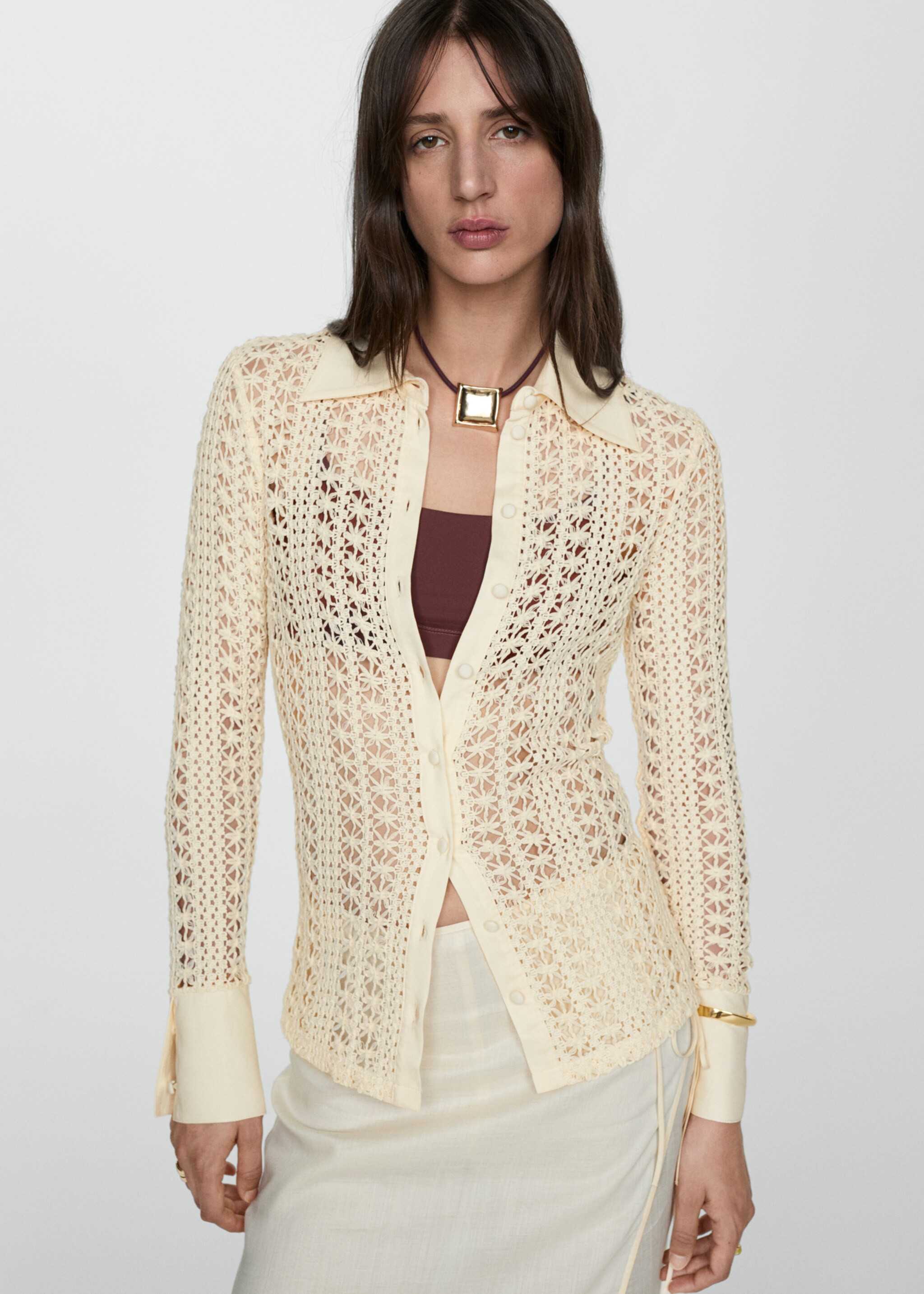 Chemise crochet - Plan moyen
